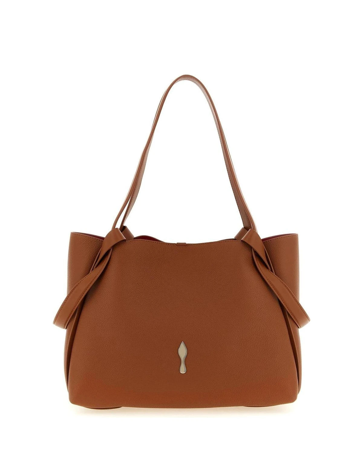 Christian Louboutin Shoulder Bag in brown, Calfskin Leather