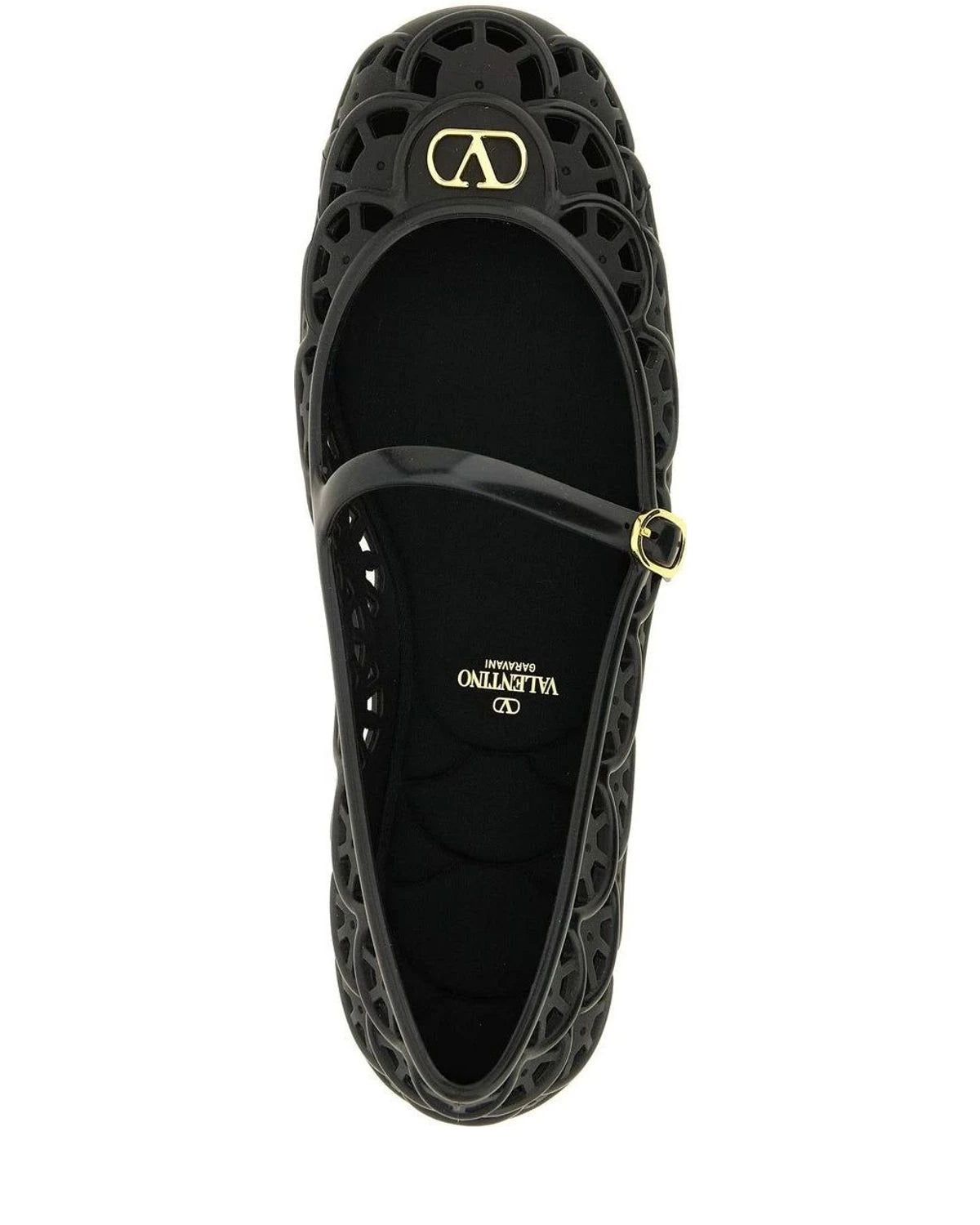 Valentino Garavani Flats in black, Pvc — view 4