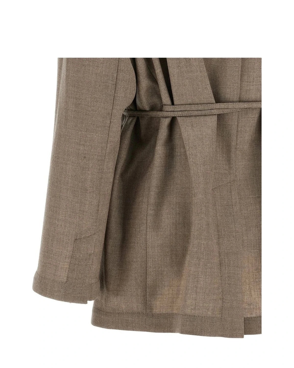 Brunello Cucinelli Blazer in beige, Virgin Wool — view 4