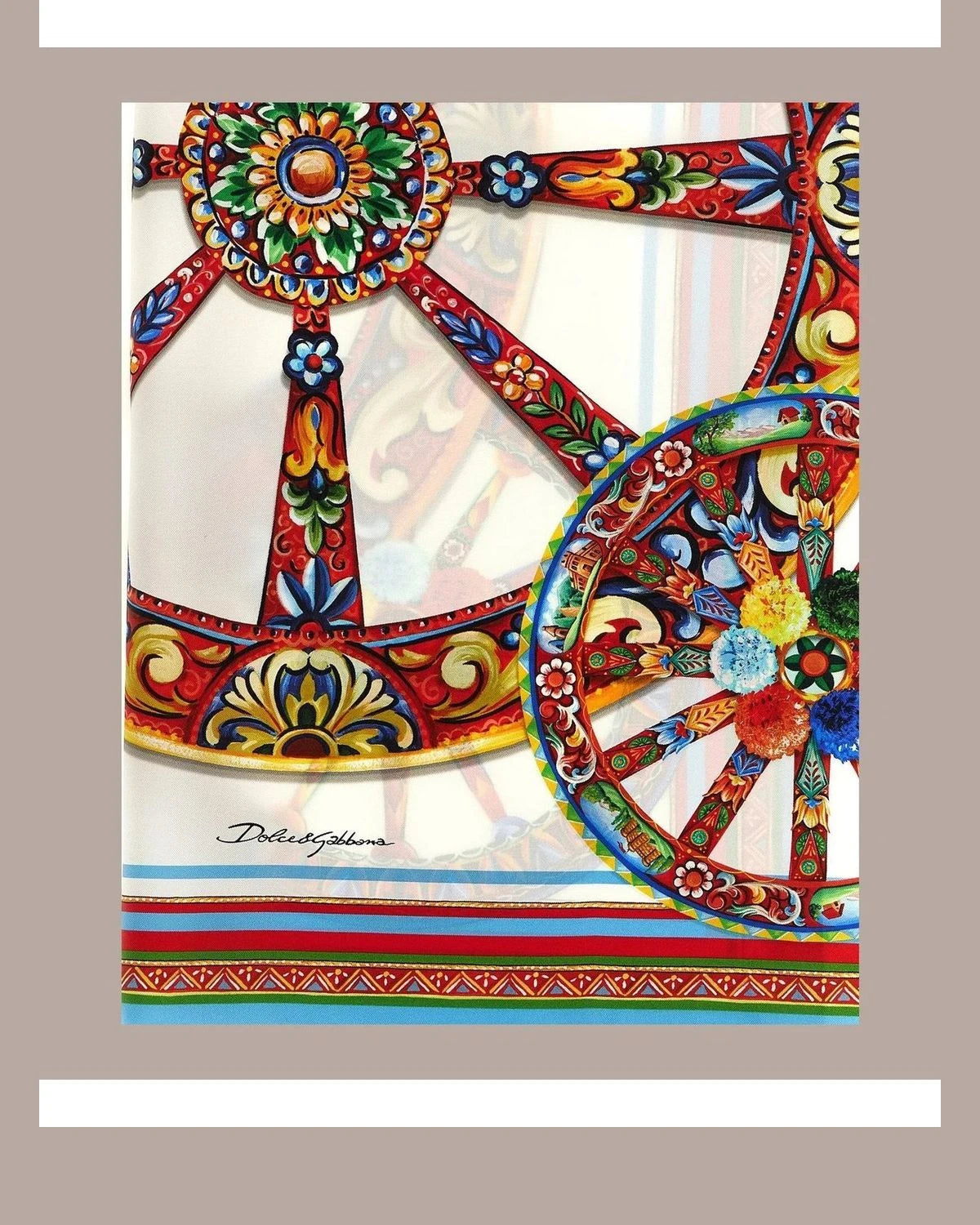 Dolce & Gabbana Scarves & Shawl in multicolor, Silk — view 3