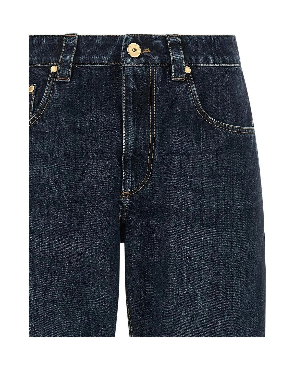 Brunello Cucinelli Jean in blue, Cotton โ view 3