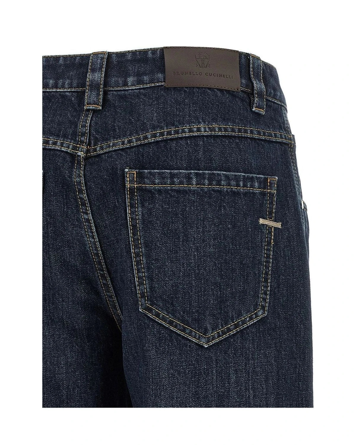 Brunello Cucinelli Jean in blue, Cotton โ view 4
