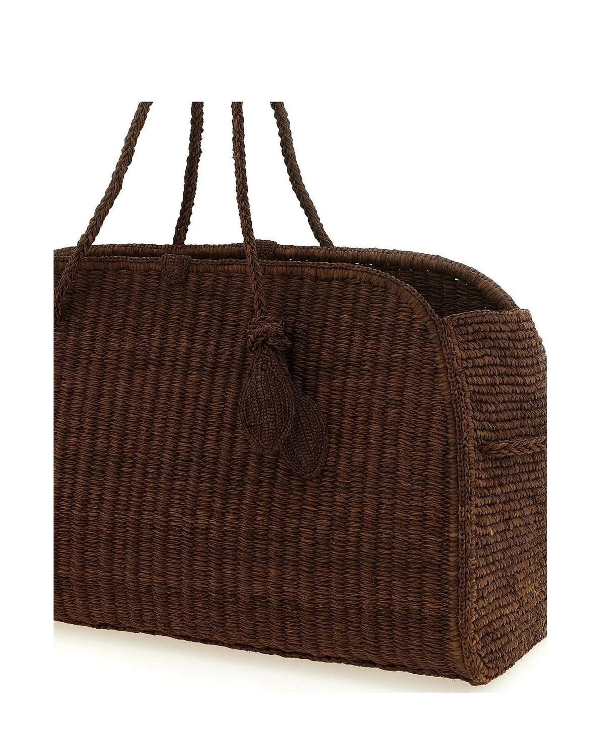 Jacquemus Tote Bag in brown, Raffia — view 3