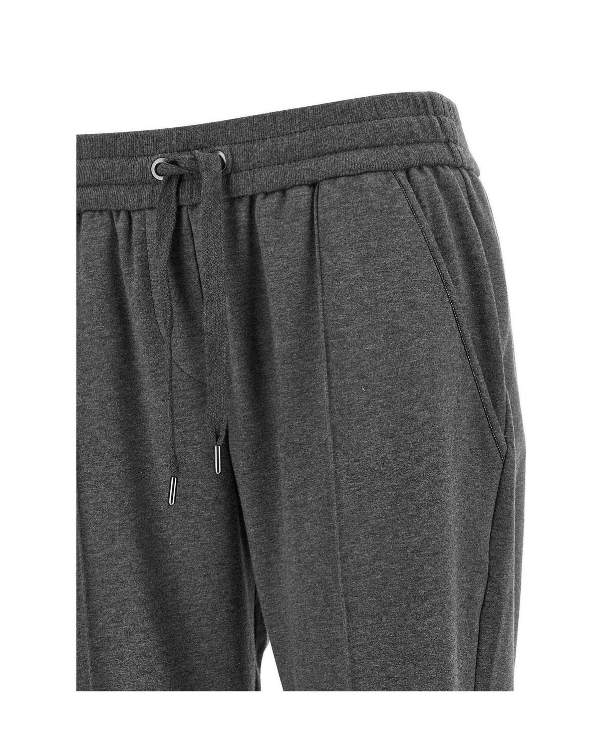 Brunello Cucinelli Jogger in gray, Cotton — view 3