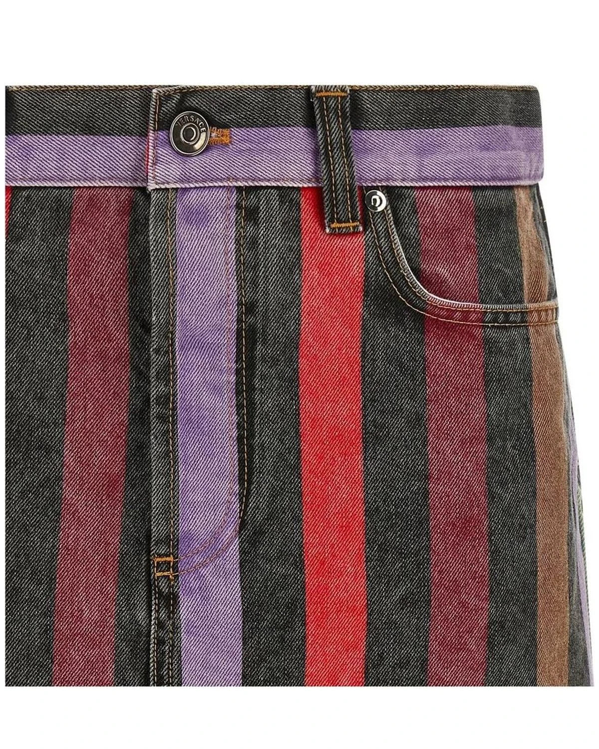 Versace Skirt in multicolor, Cotton — view 3
