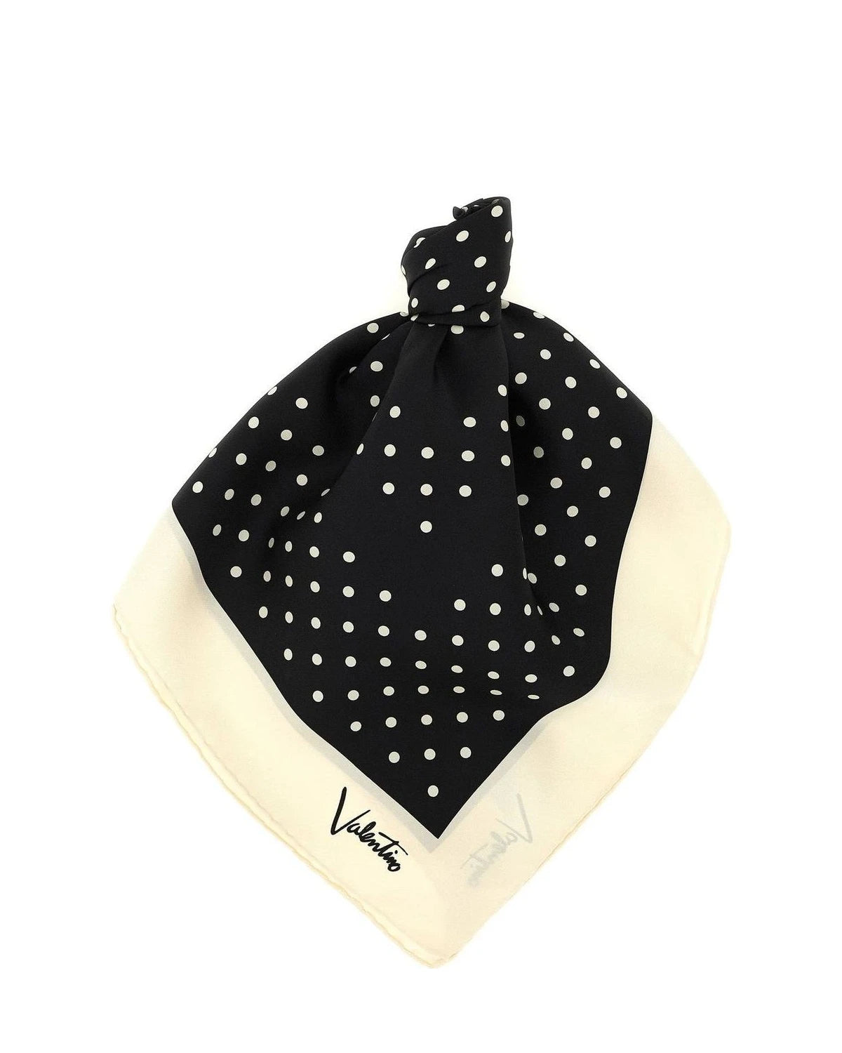 Valentino Garavani Scarves & Shawl in black, Silk