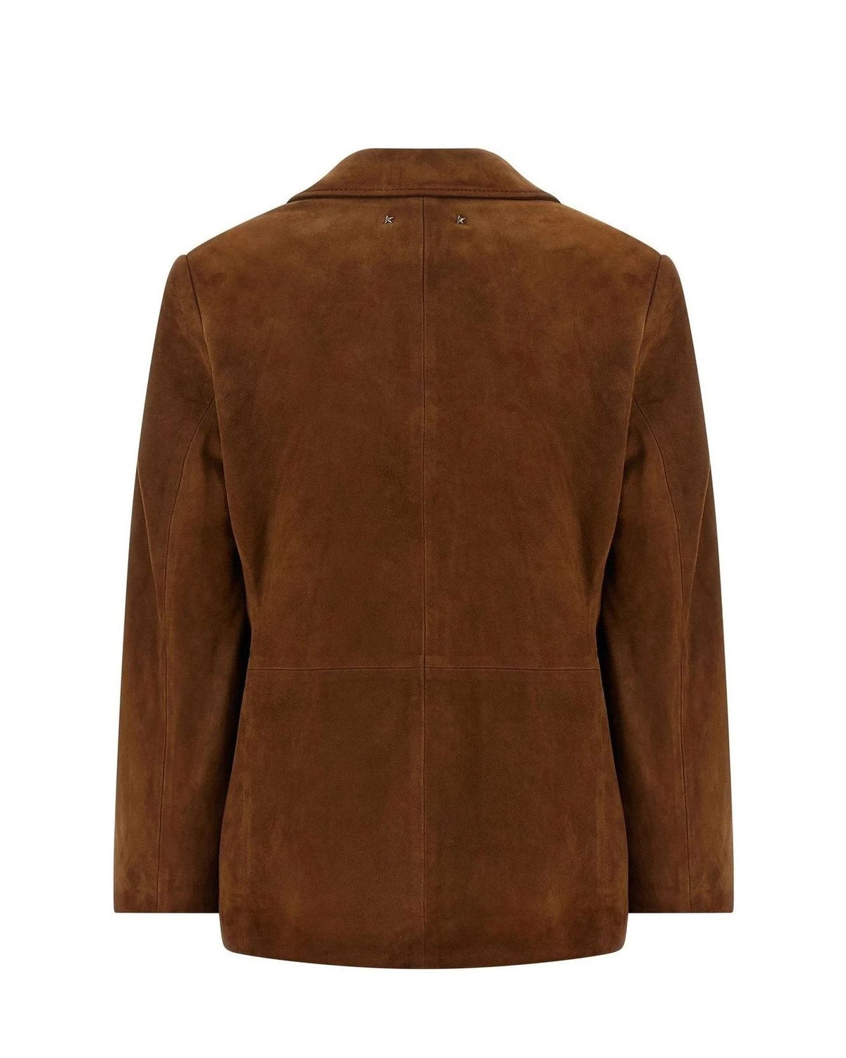 Golden Goose Trucker Jacket in brown, Sheep Leather — view 2