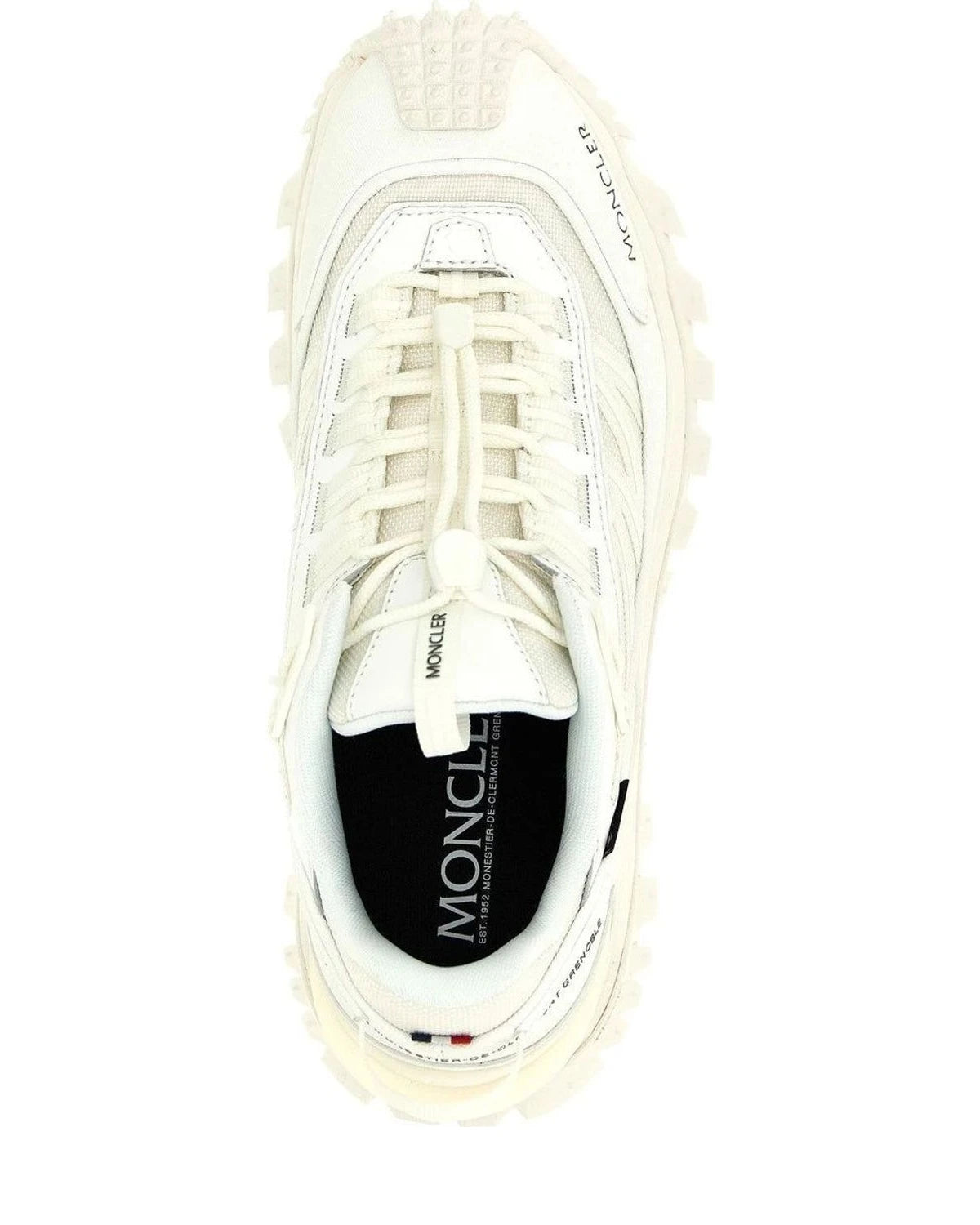 Moncler Athletic Shoes in white, Polyamide — view 4