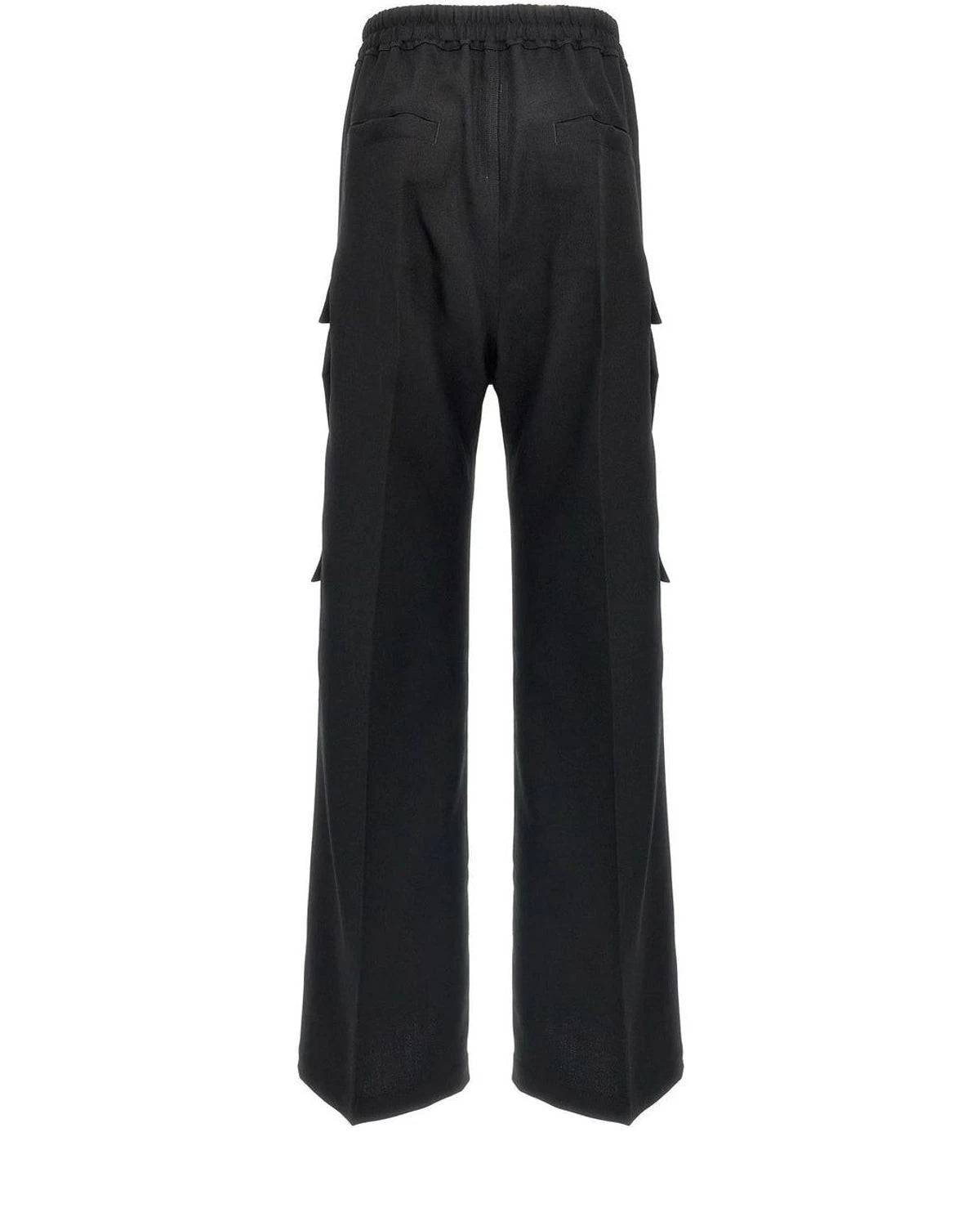 Rick Owens Cargo Pant in black, Wool — view 2