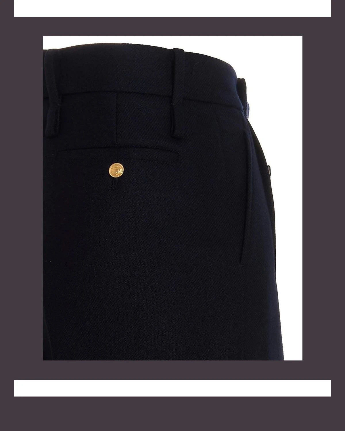 Gucci Trouser in blue, Cashmere — view 4