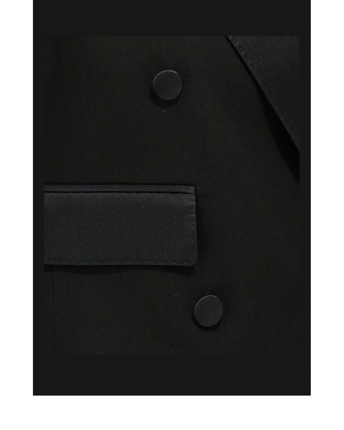 Dolce & Gabbana Bolero Jacket in black, Silk — view 4