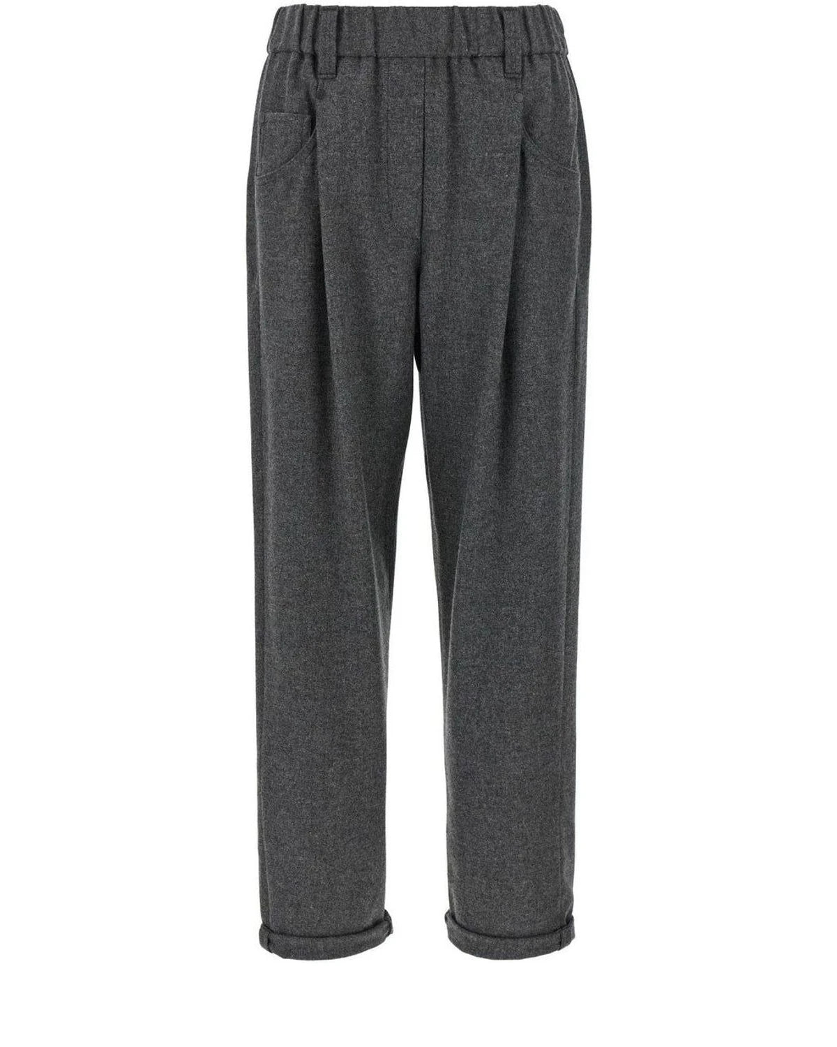 Brunello Cucinelli Trouser in gray, Virgin Wool