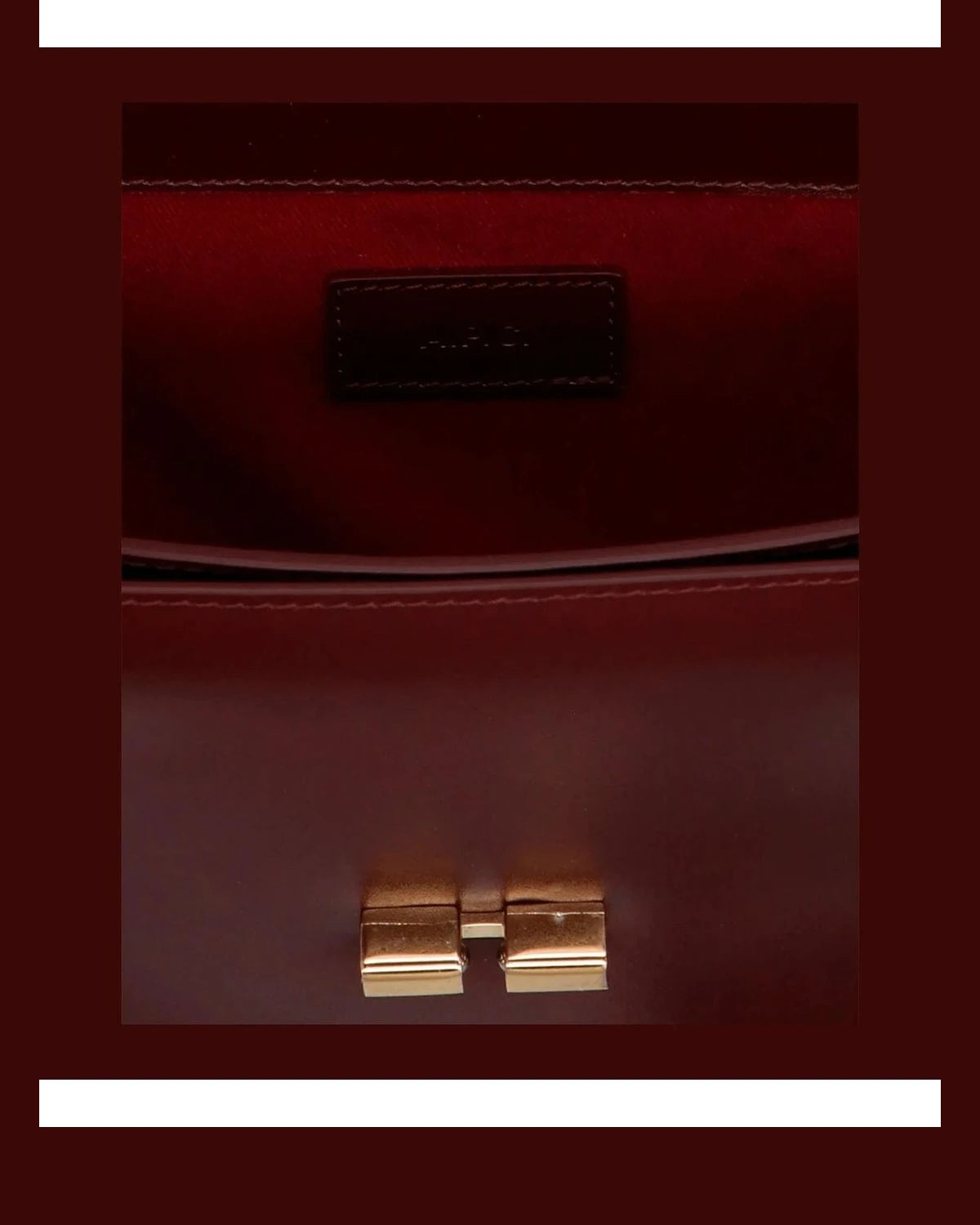 A.P.C. Cross Body Bag in red, Cowhide Leather — view 4