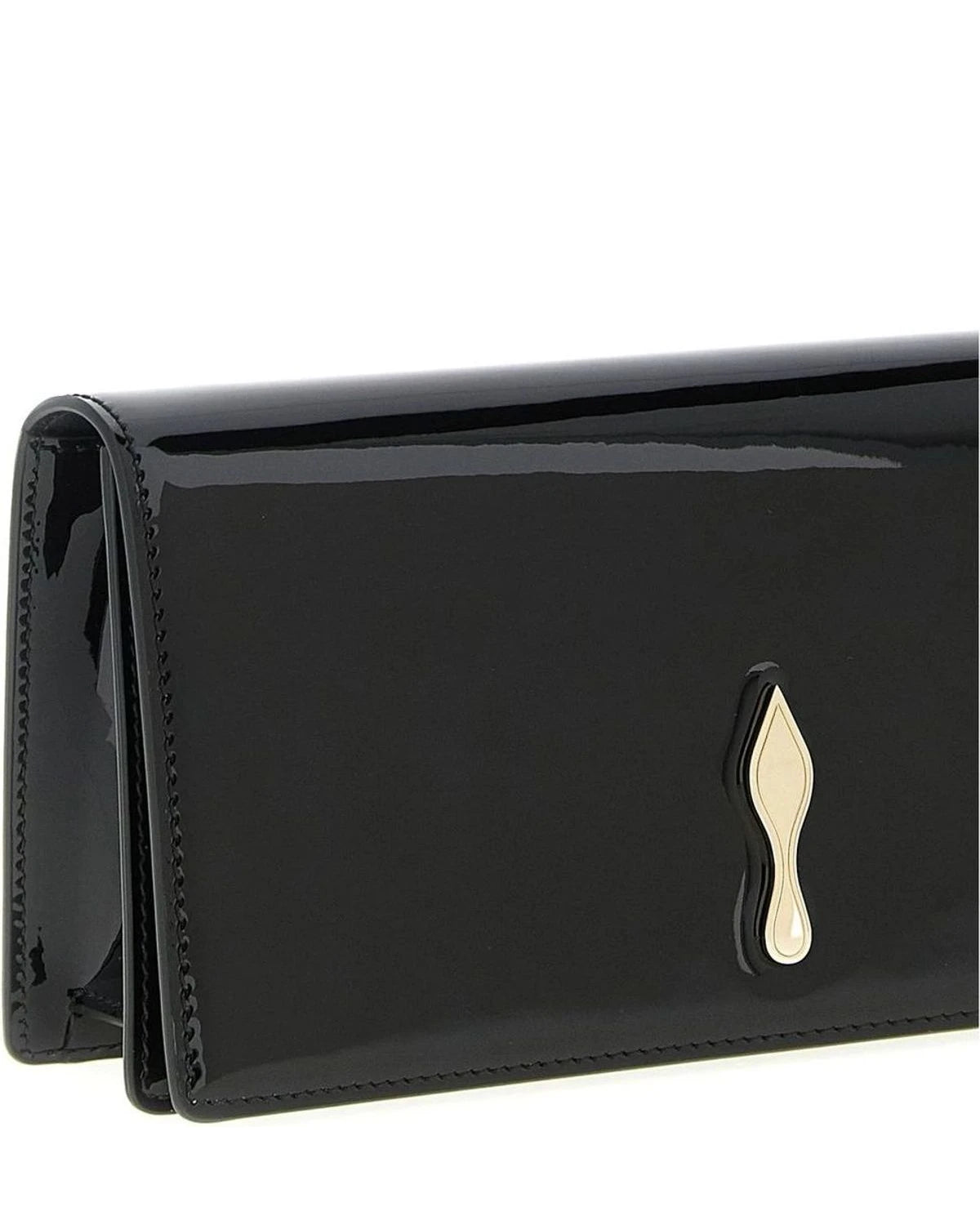 Christian Louboutin Envelope Clutche in black, Calfskin Leather โ view 3