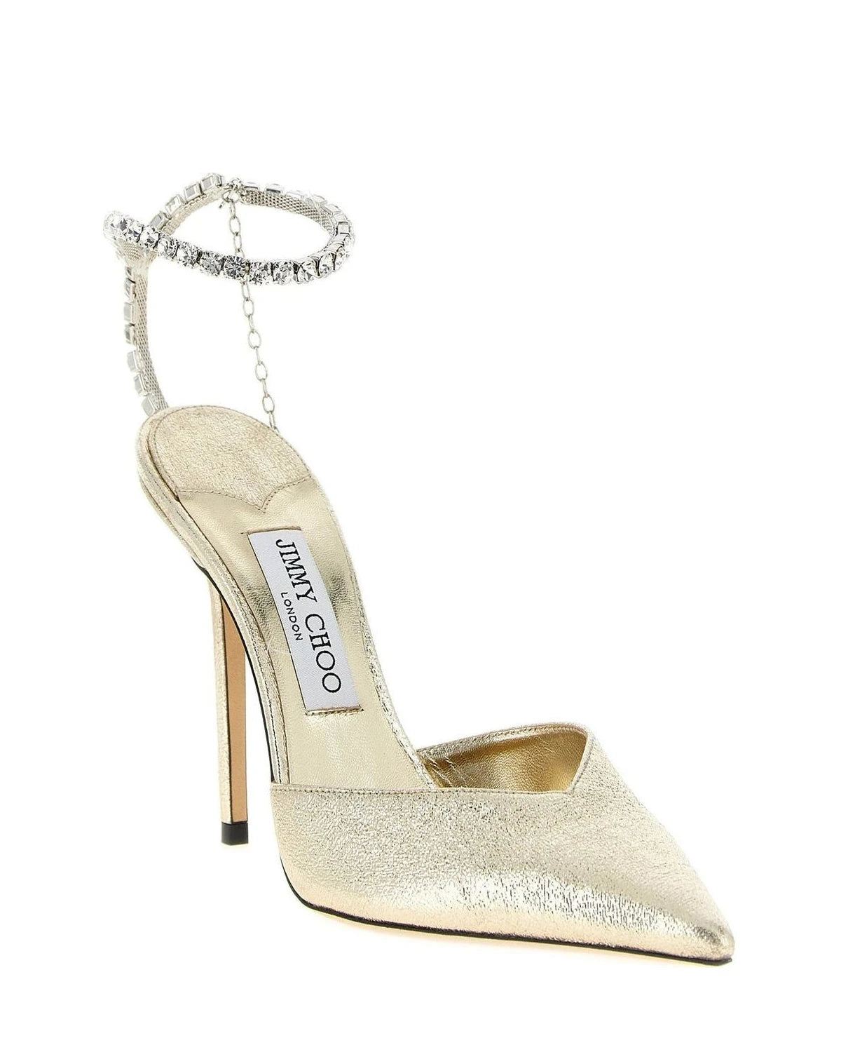 Jimmy Choo Heels in gold — view 2