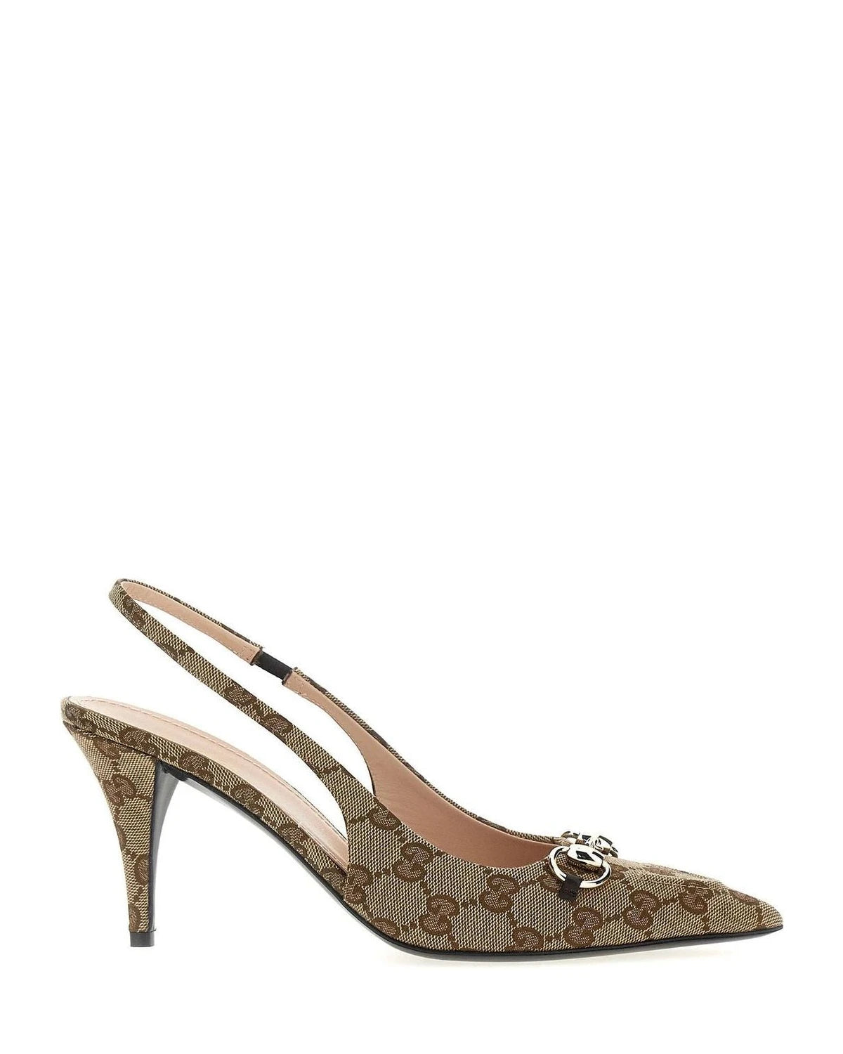 Gucci Heels in beige, Polyester
