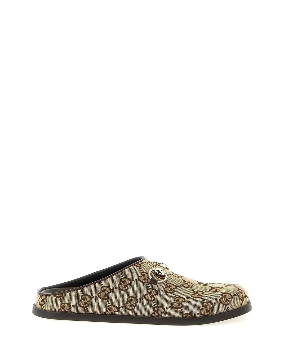 Gucci Mules in beige, Cotton