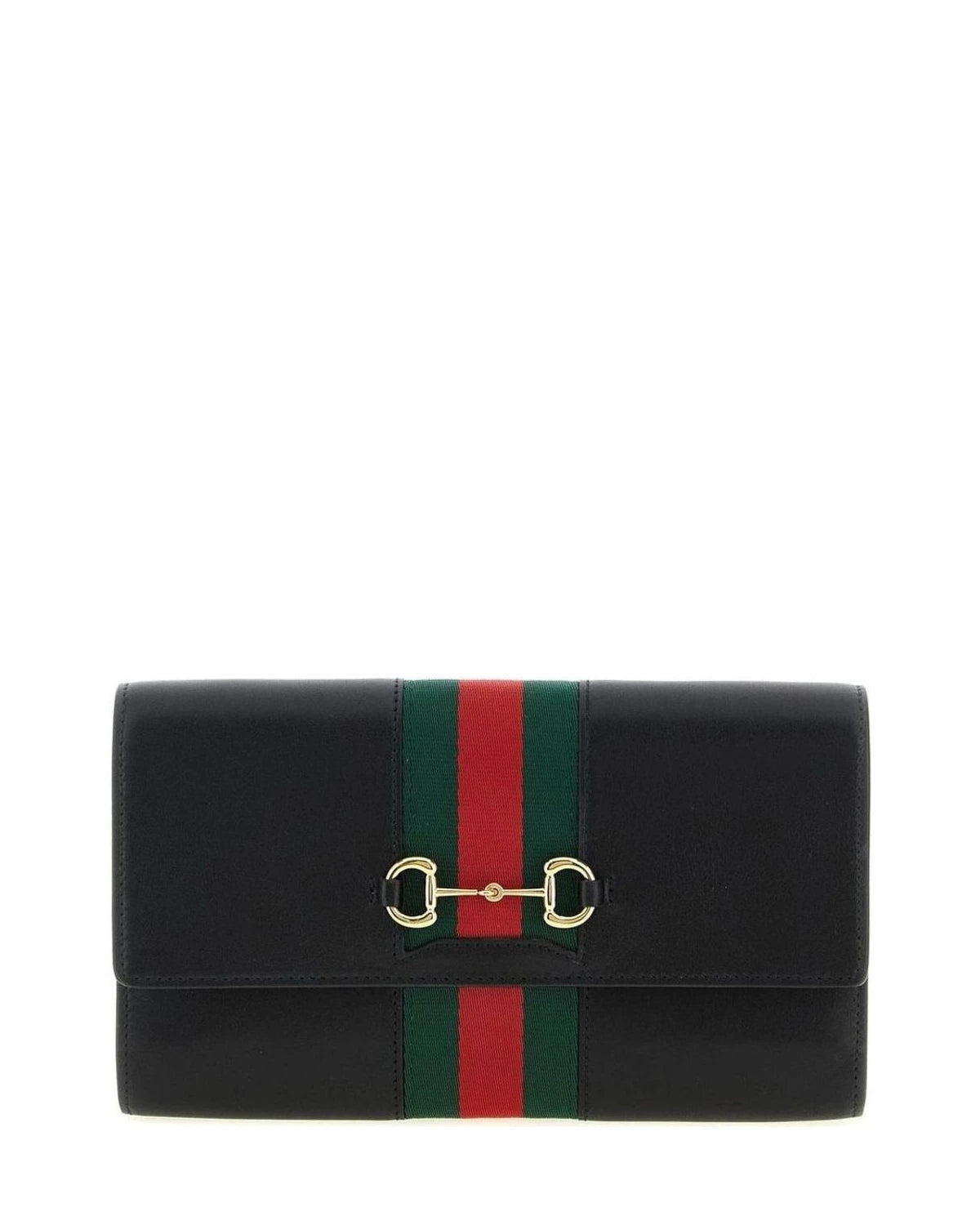 Gucci Clutch Bag in black, Calfskin Leather