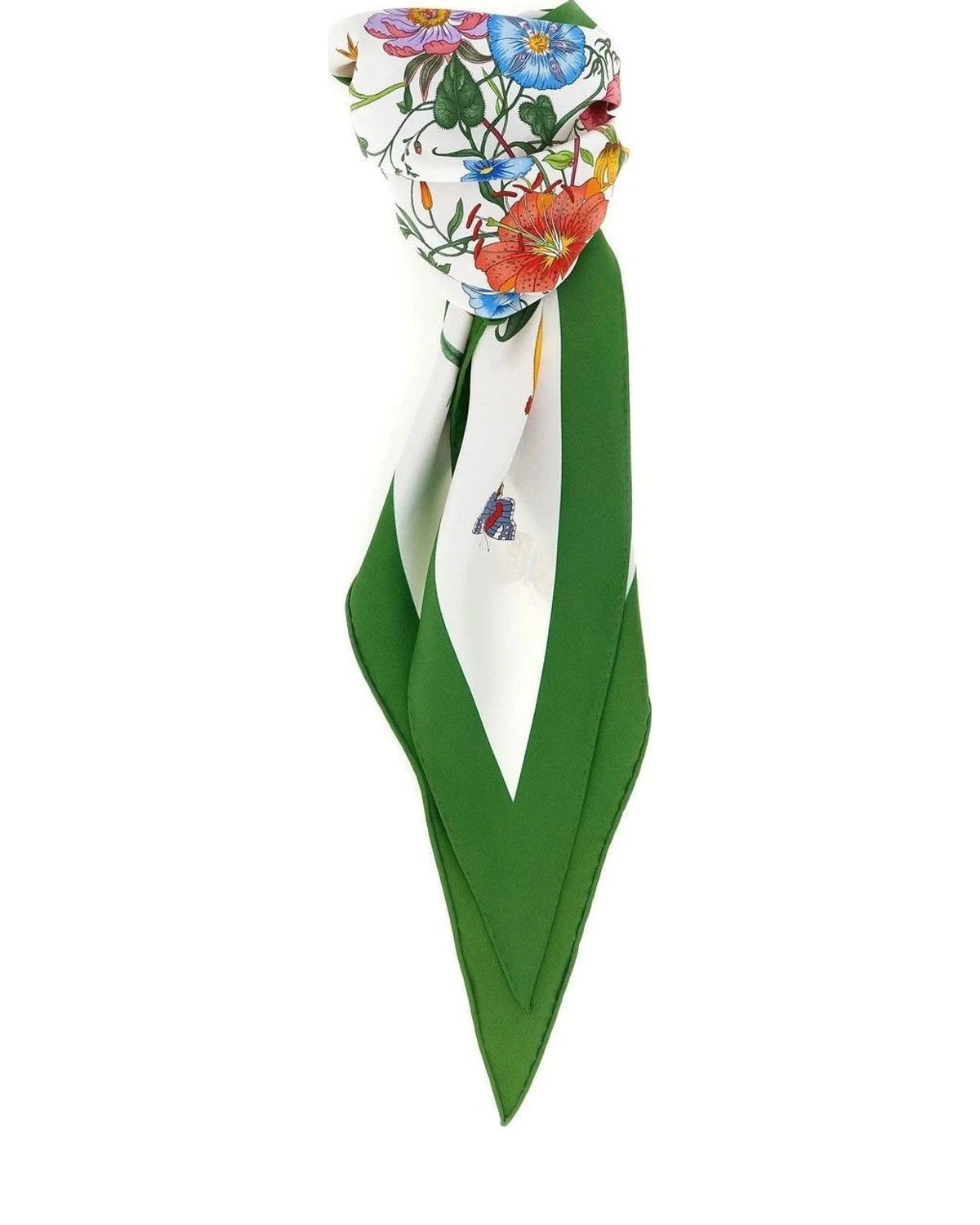 Gucci Scarves & Shawl in white, Silk