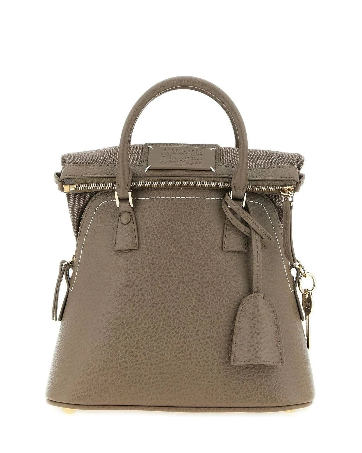 Maison Margiela Satchel Bag in gray, Calfskin Leather
