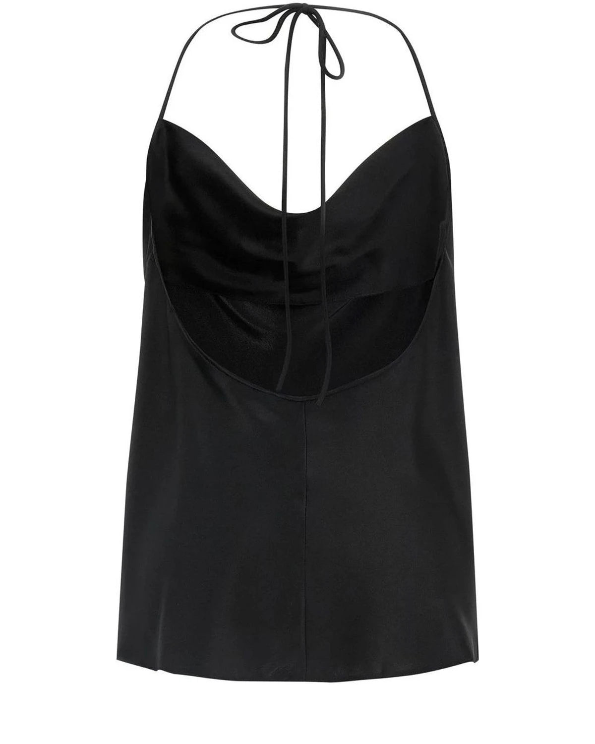 Valentino Garavani Tank Top in black, Silk — view 2