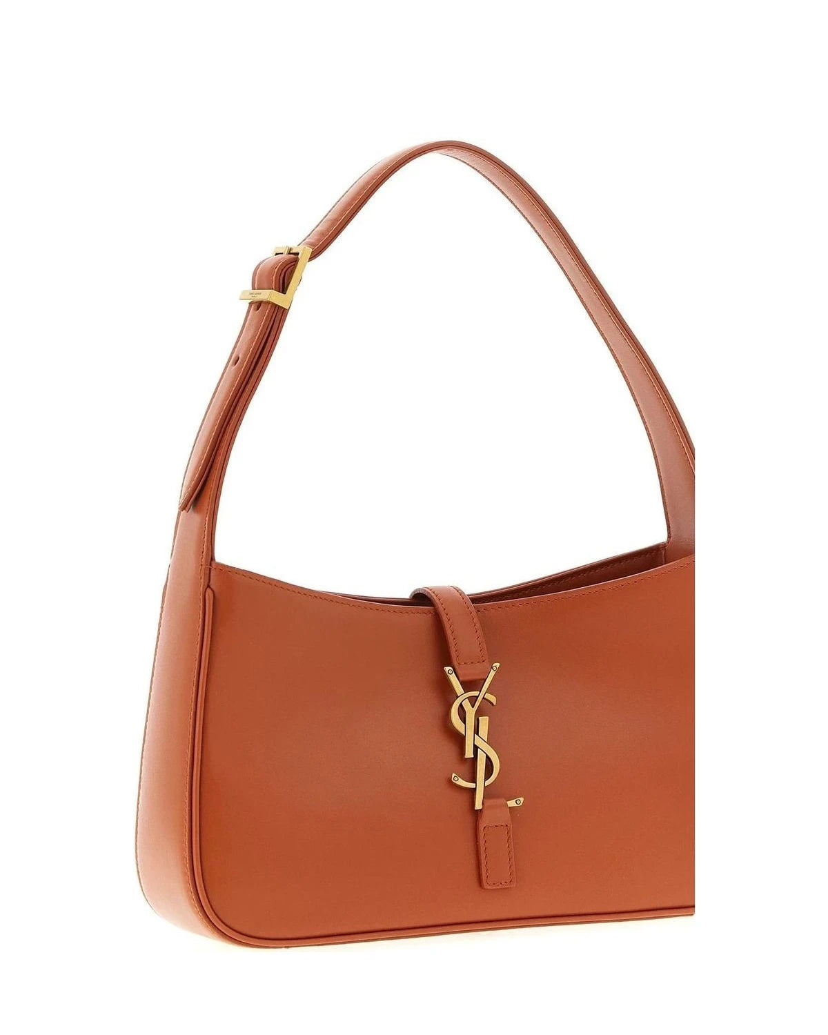 Saint Laurent Shoulder Bag in orange, Calfskin Leather — view 3