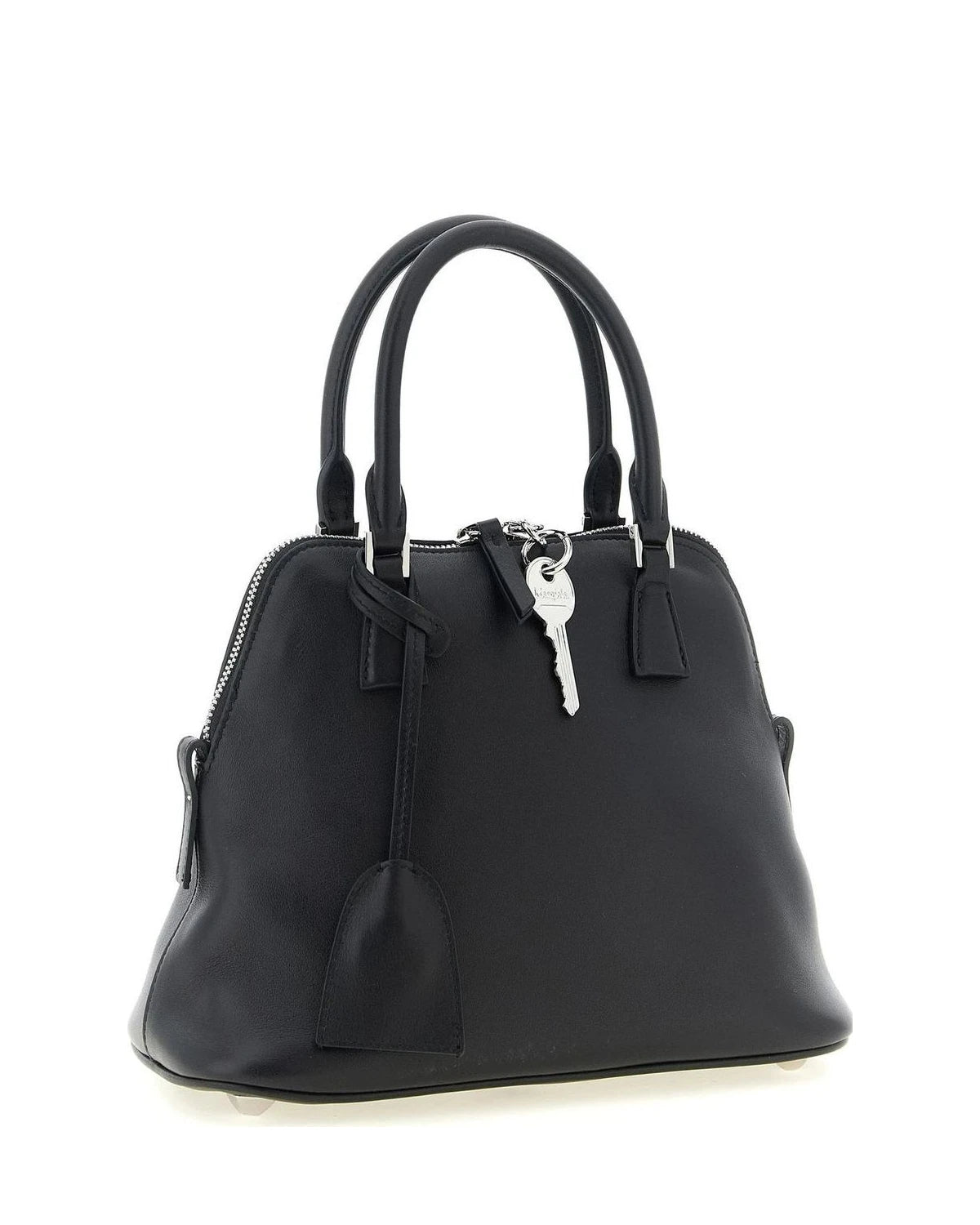 Maison Margiela Satchel Bag in black, Calfskin Leather — view 3