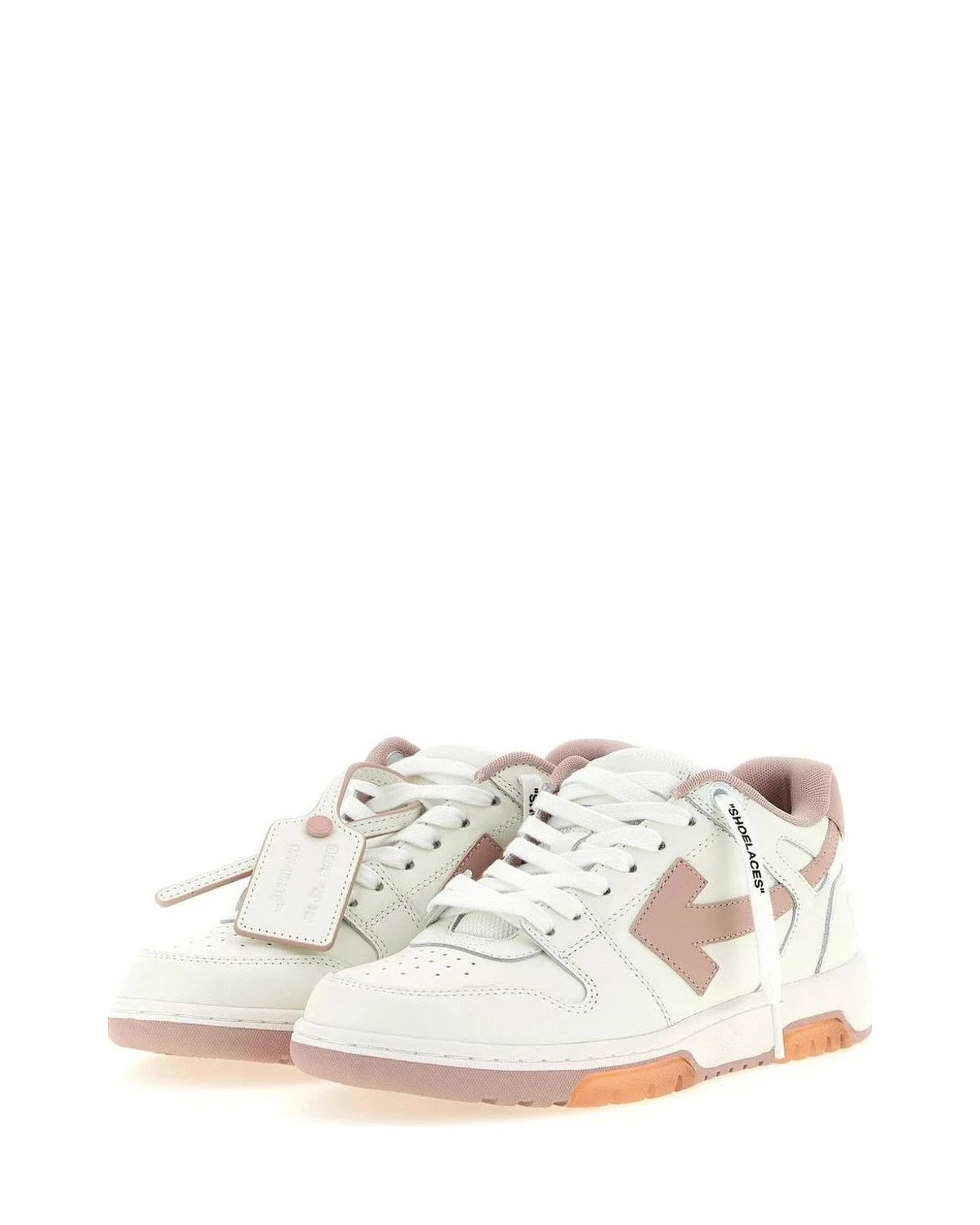 Off-White Sneakers in pink, Leather โ view 2