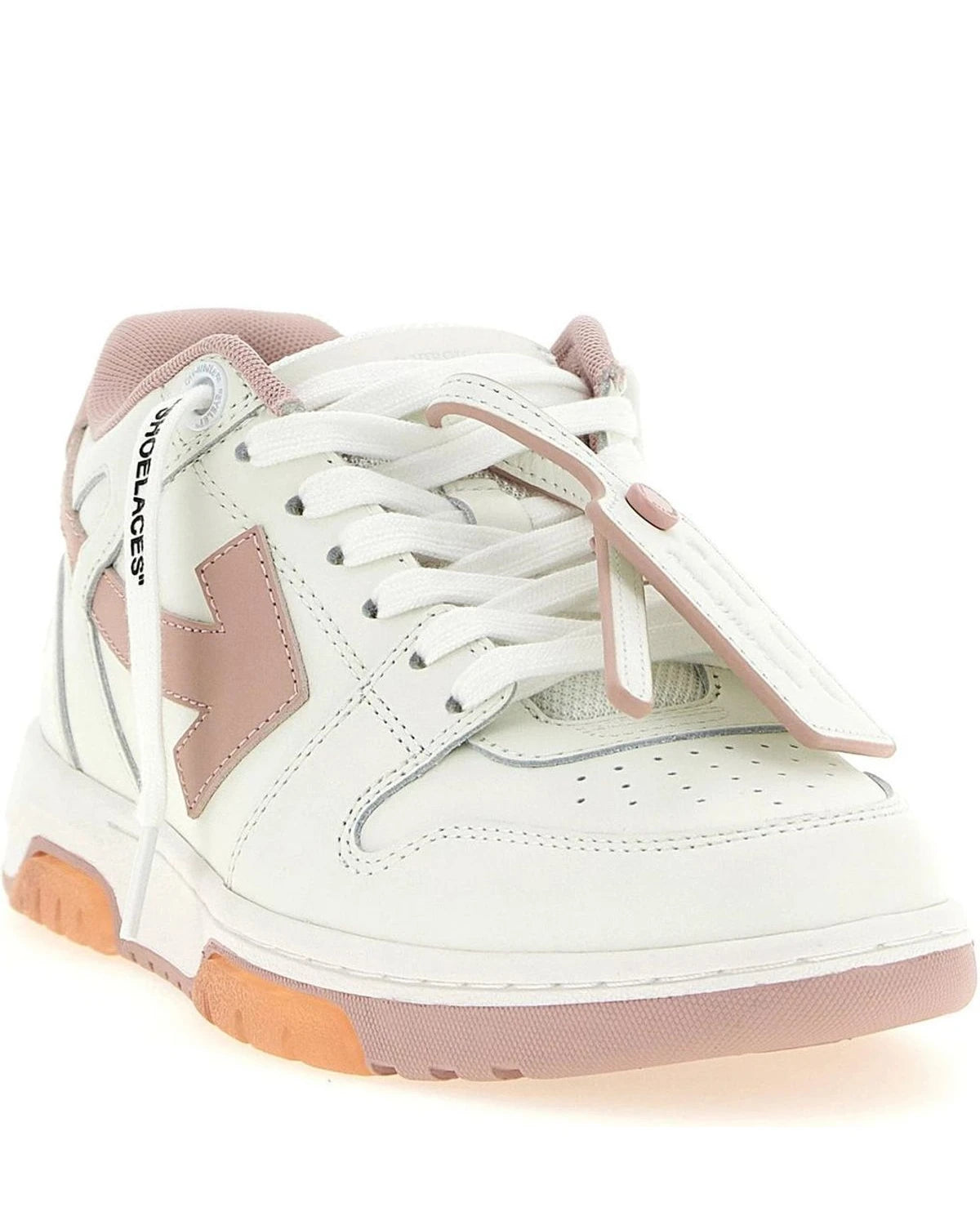 Off-White Sneakers in pink, Leather โ view 3