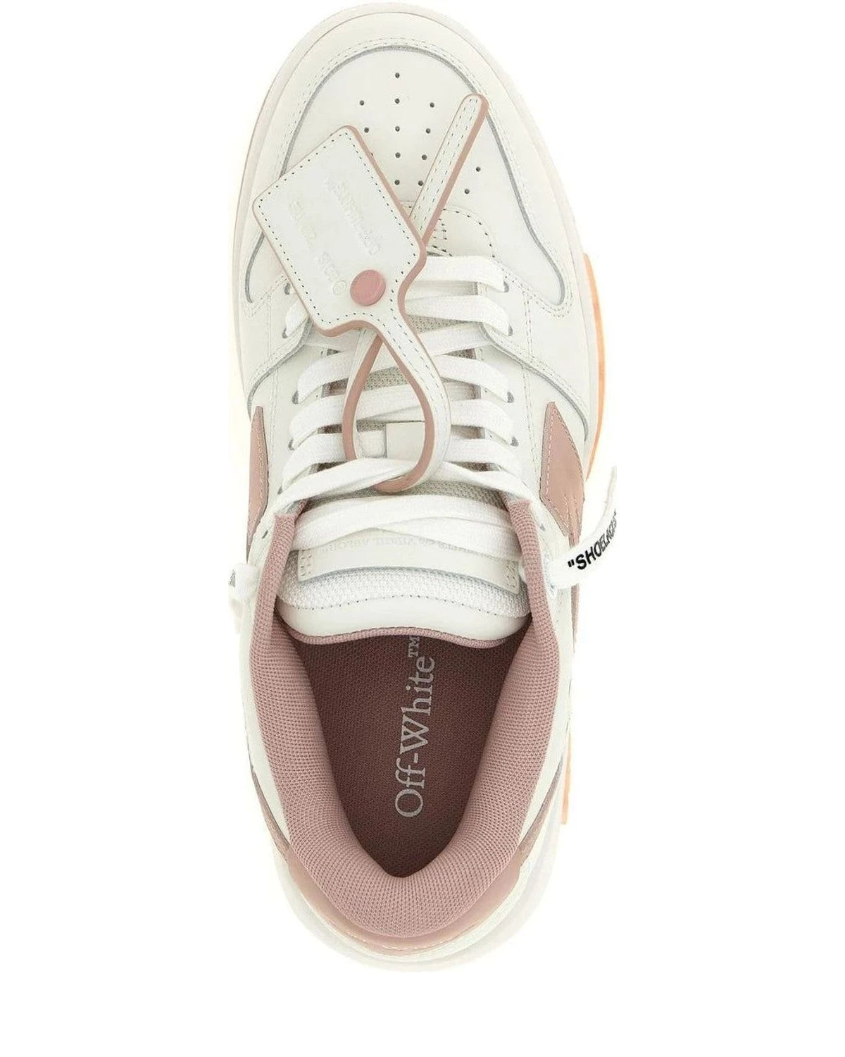 Off-White Sneakers in pink, Leather โ view 5