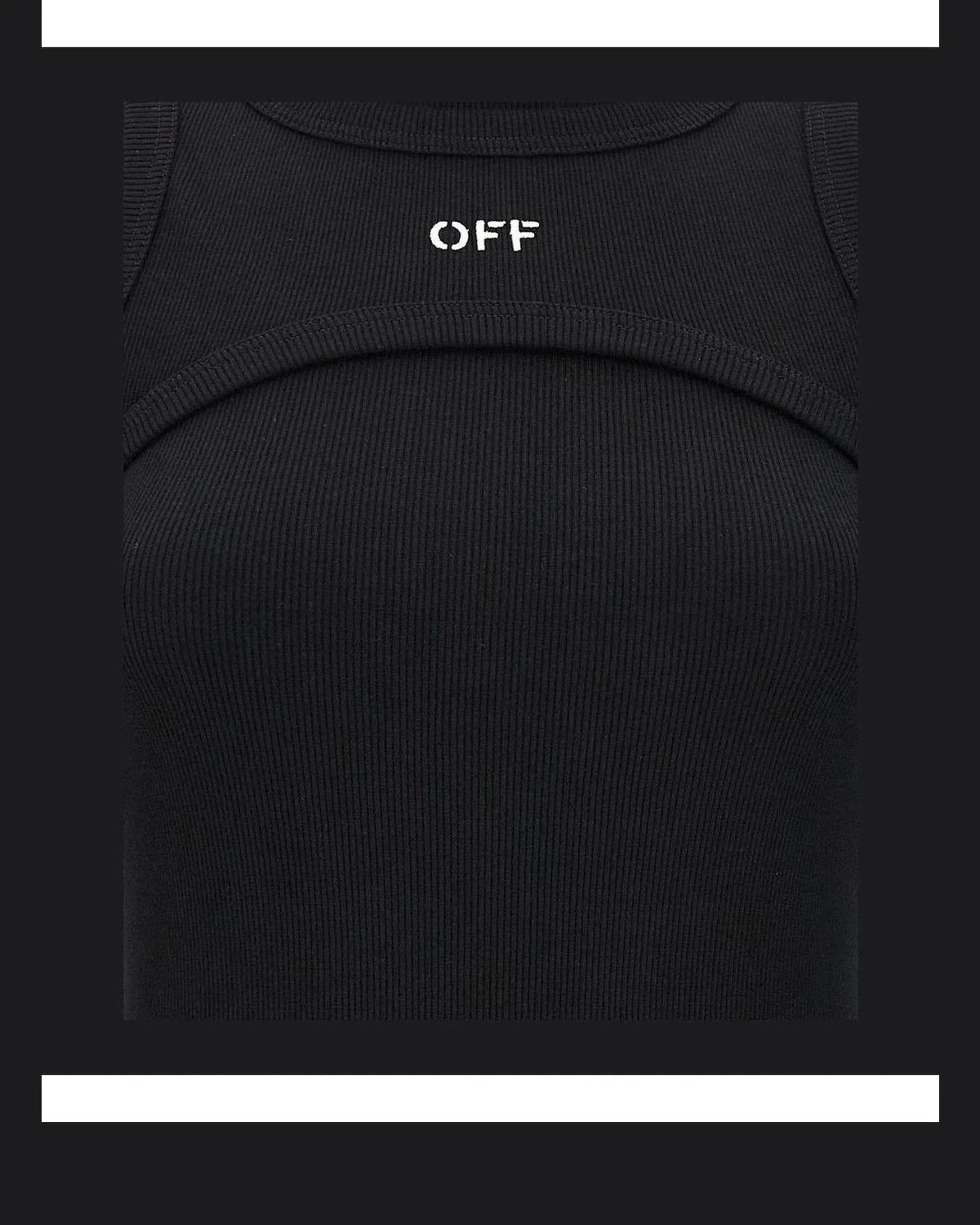 Off-White Dresse in black, Cotton — view 4