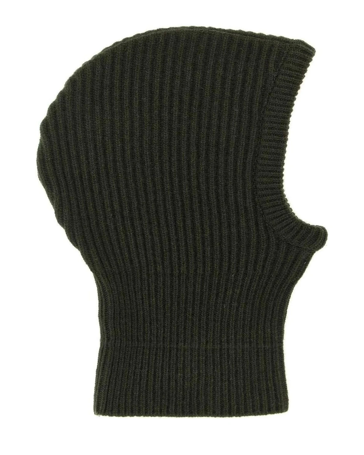 MM6 Maison Margiela Winter Hat in green, Wool
