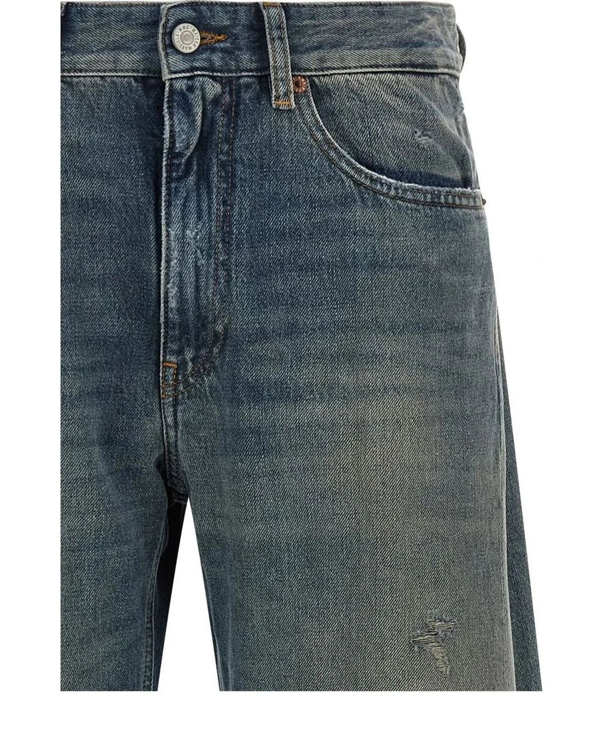 MM6 Maison Margiela Jean in blue, Cotton — view 3