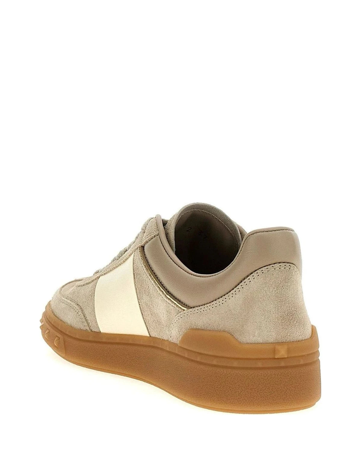 Valentino Garavani Sneakers in beige, Calfskin Leather — view 3