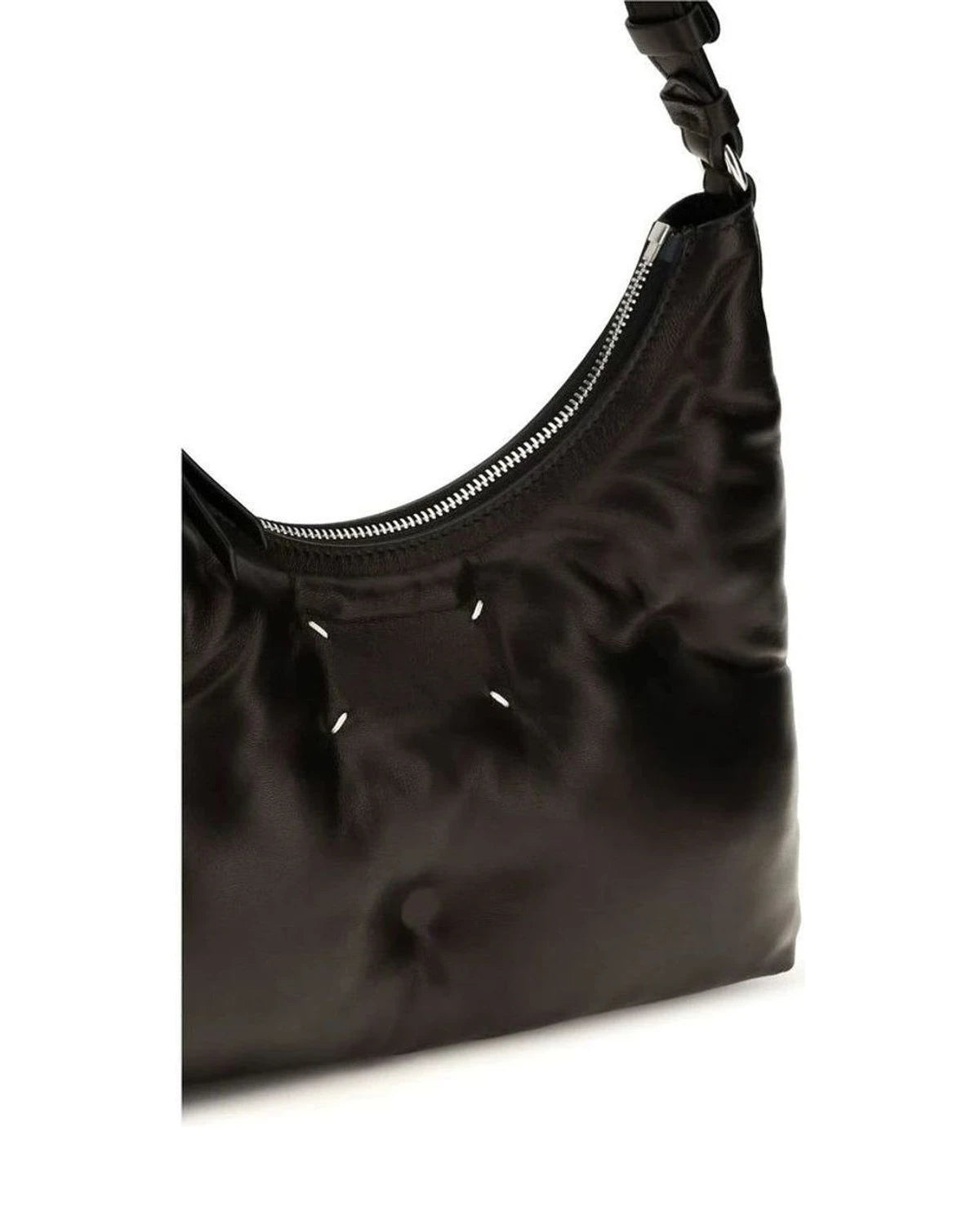 Maison Margiela Shoulder Bag in black, Lamb — view 4