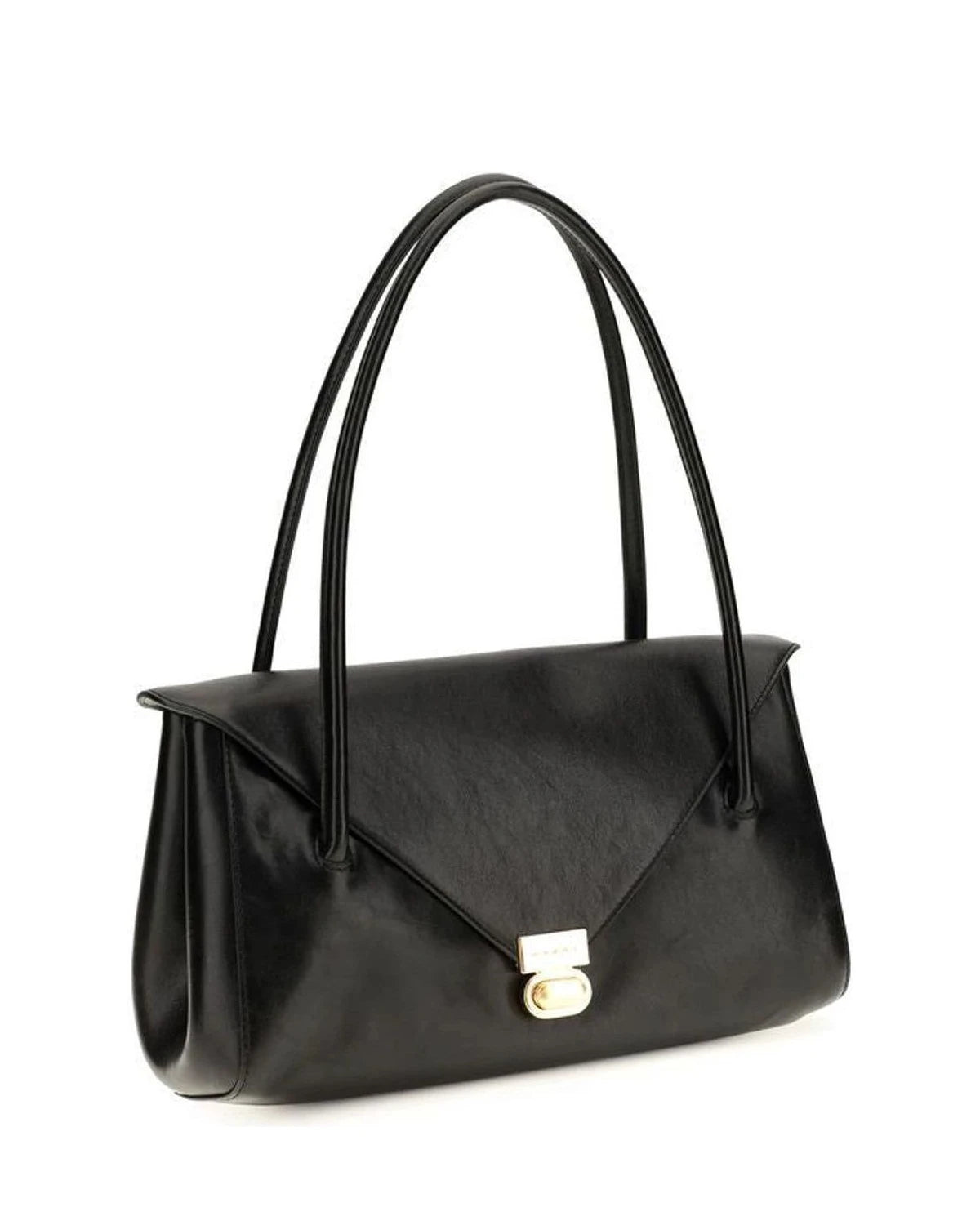 Marni Shoulder Bag in black, Calf Leather — view 2