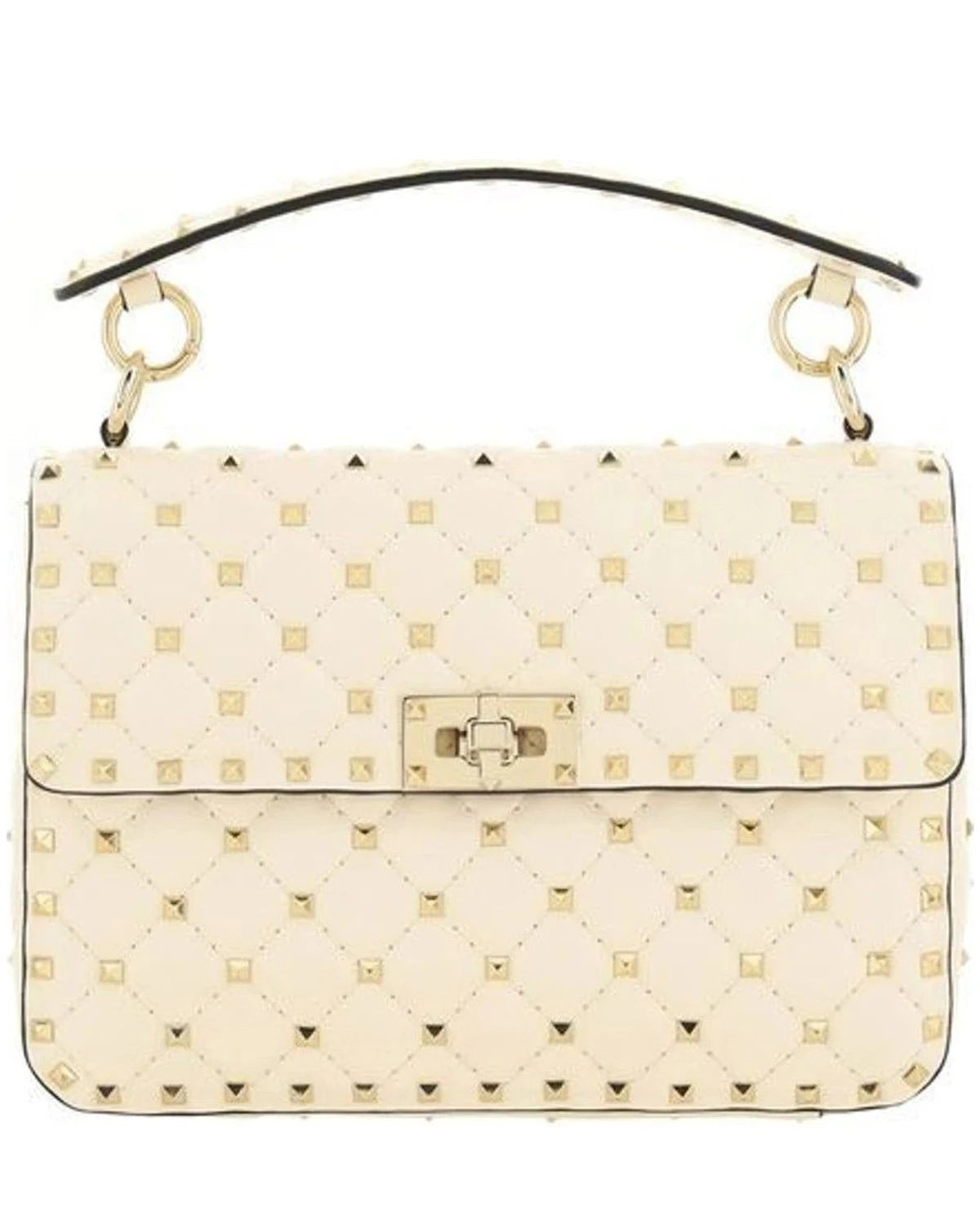 Valentino Garavani Satchel Bag in beige, Lamb