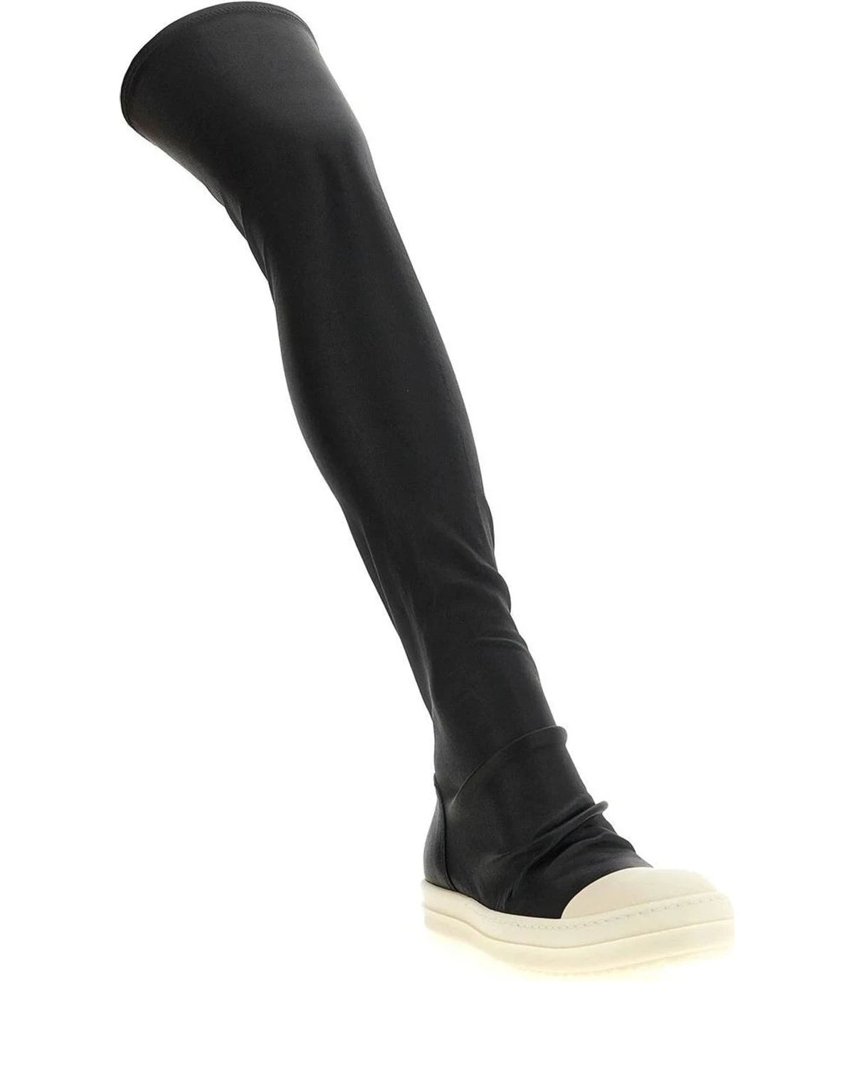 Rick Owens Knee High Boots in black, Leather โ view 2