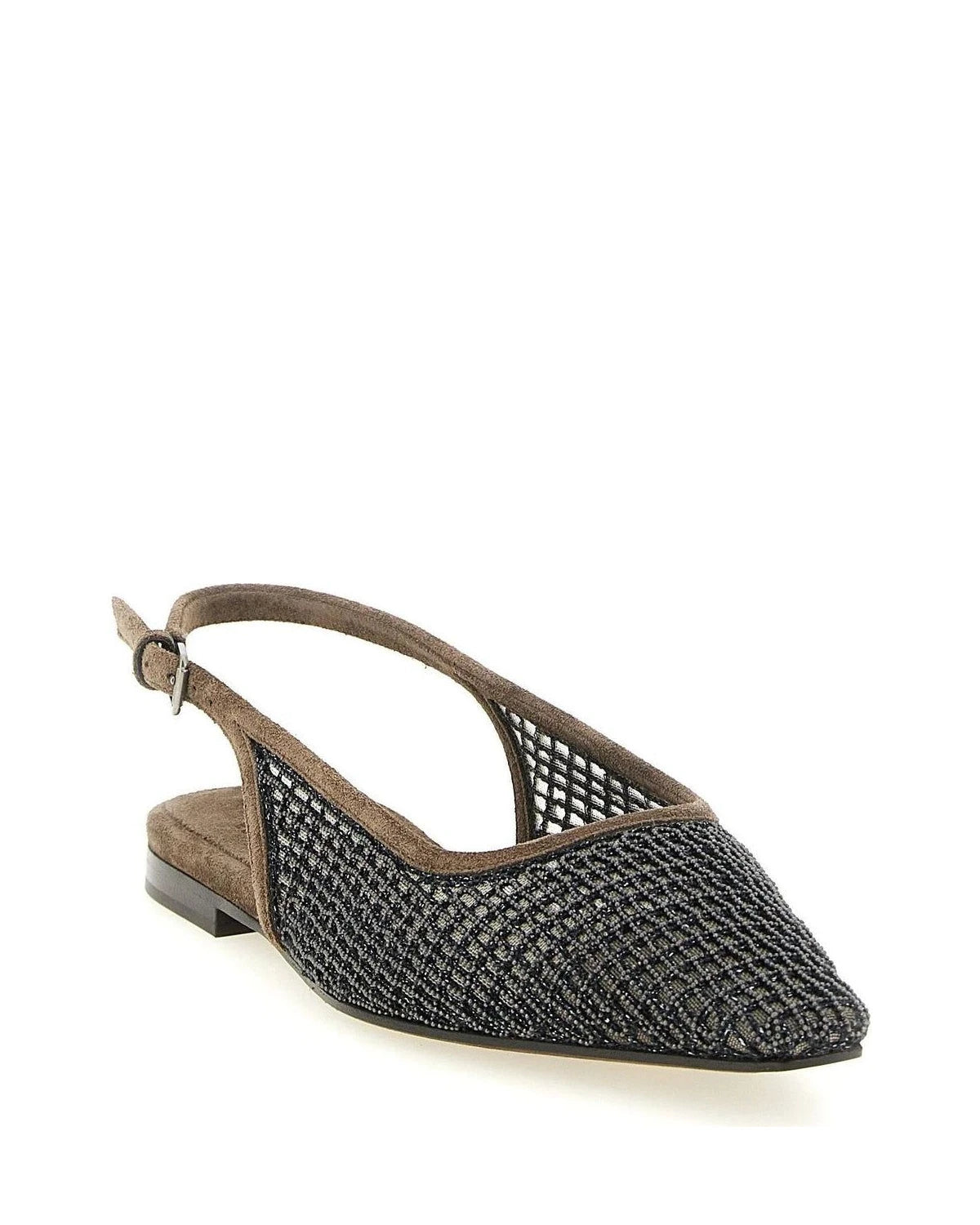Brunello Cucinelli Ballet Flats in brown, Calfskin Leather — view 2