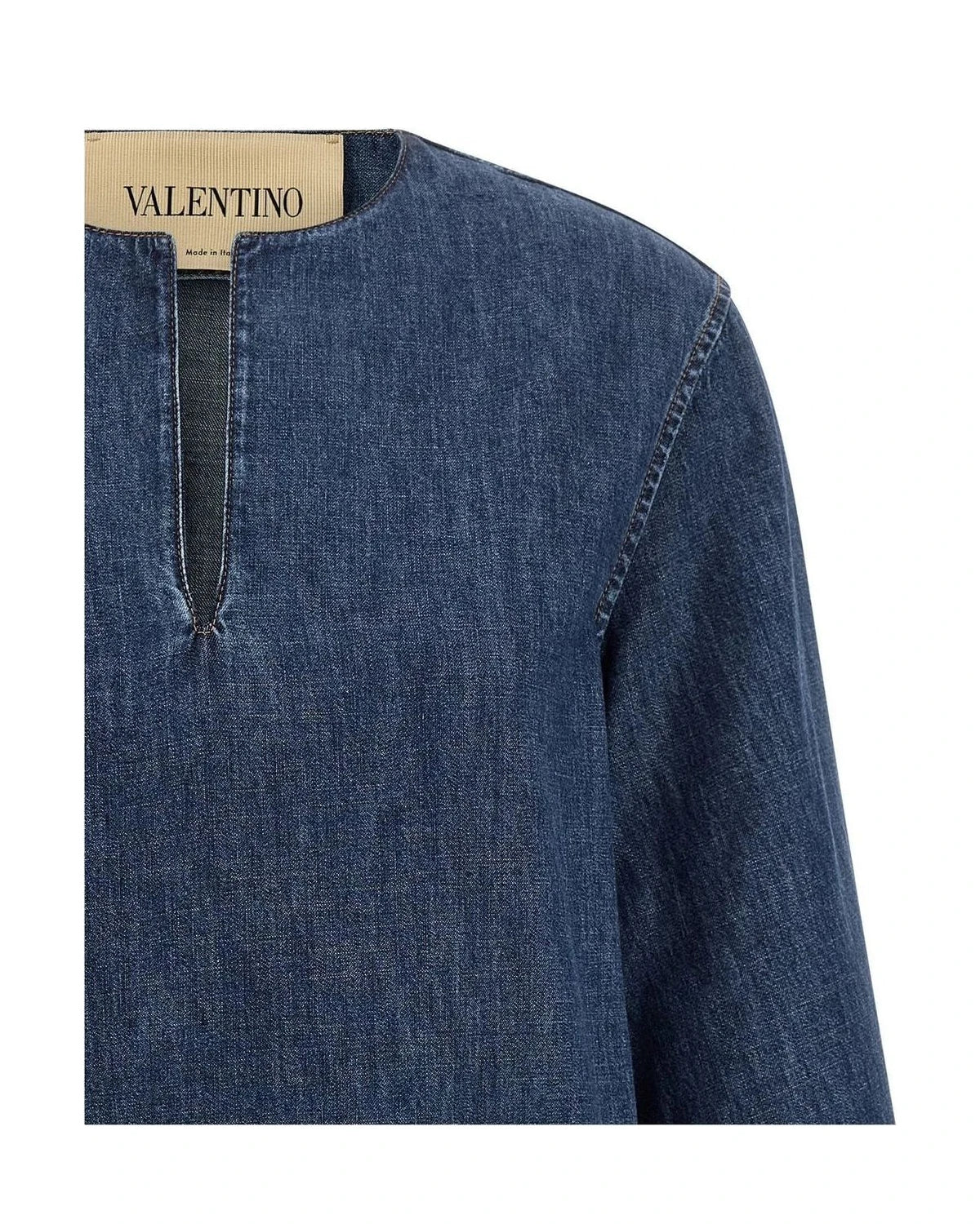 Valentino Garavani Dresse in blue, Cotton — view 3