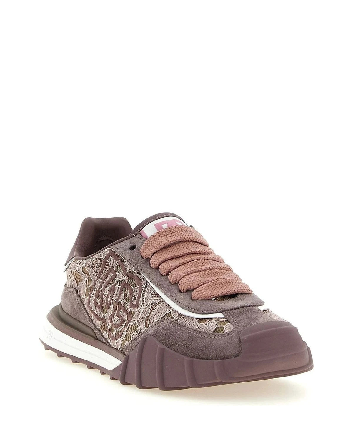 Dolce & Gabbana Sneakers in purple, Leather — view 2