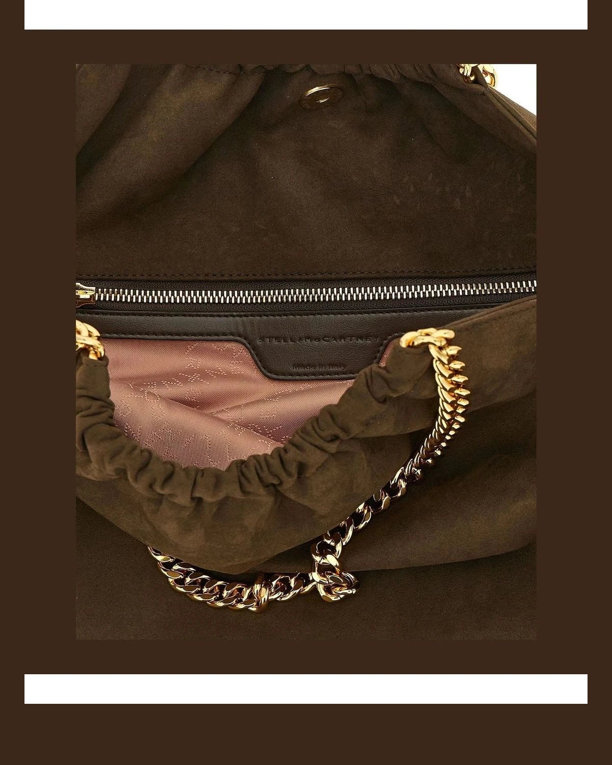 Stella McCartney Shoulder Bag in brown, Polyester — view 4