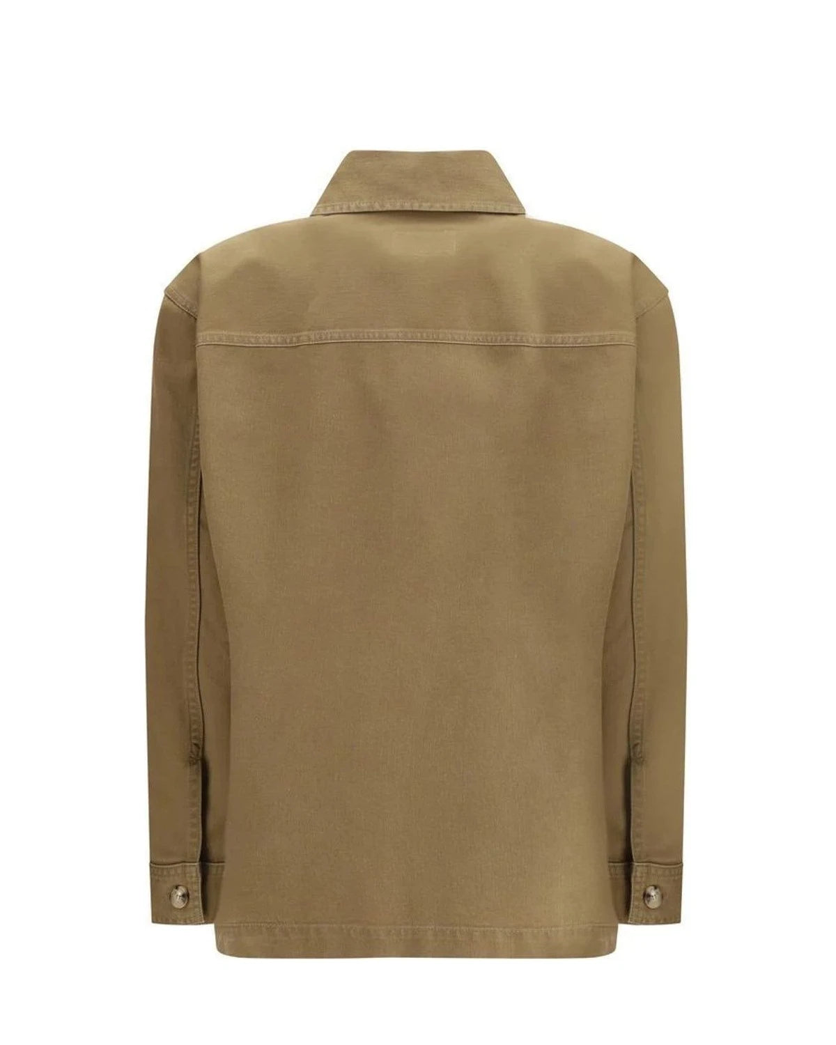 Saint Laurent Trucker Jacket in beige, Cotton — view 2