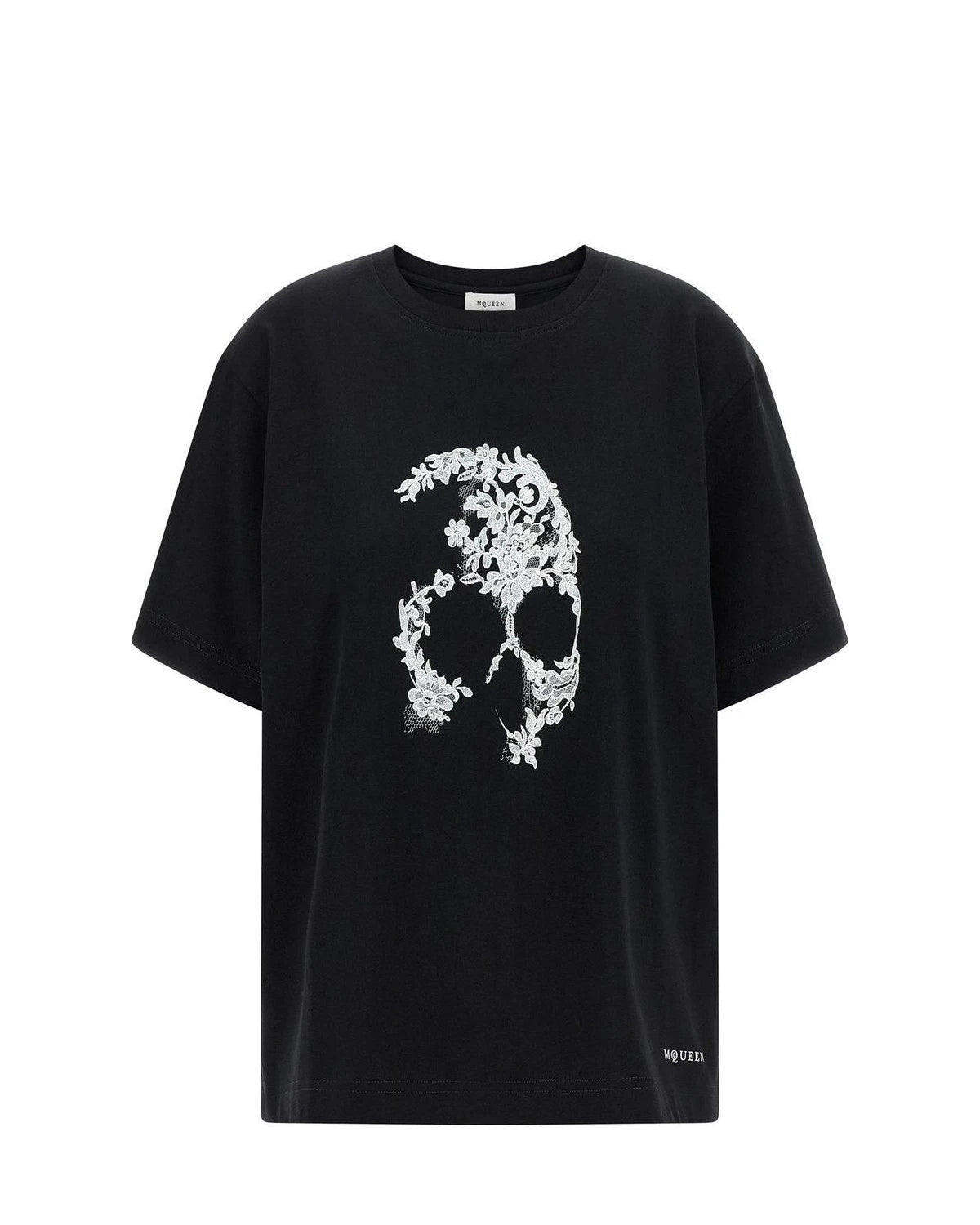 Alexander McQueen T-Shirt in black, Cotton