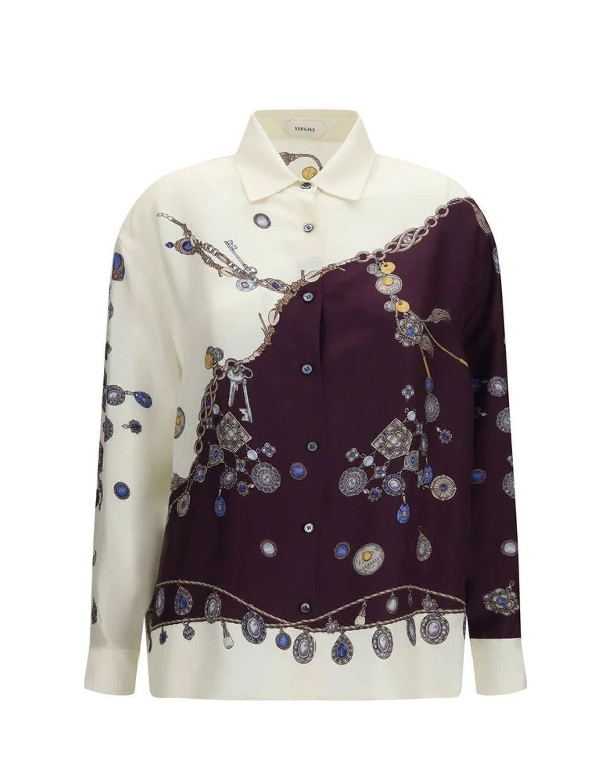 Versace Dress Shirt in multicolor, Silk