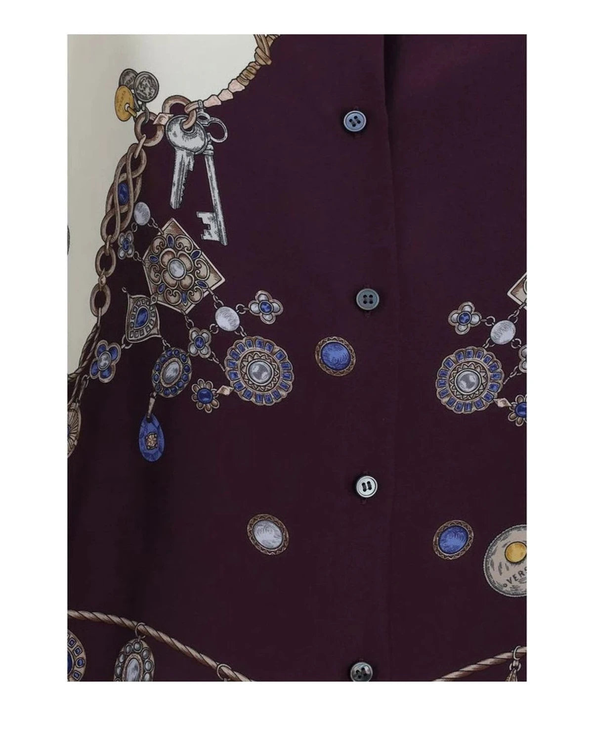 Versace Dress Shirt in multicolor, Silk — view 3