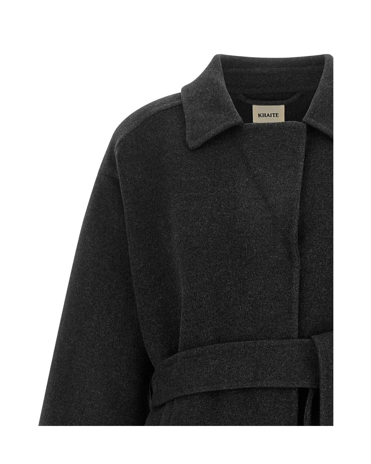 Khaite Bolero Jacket in gray, Wool โ view 3