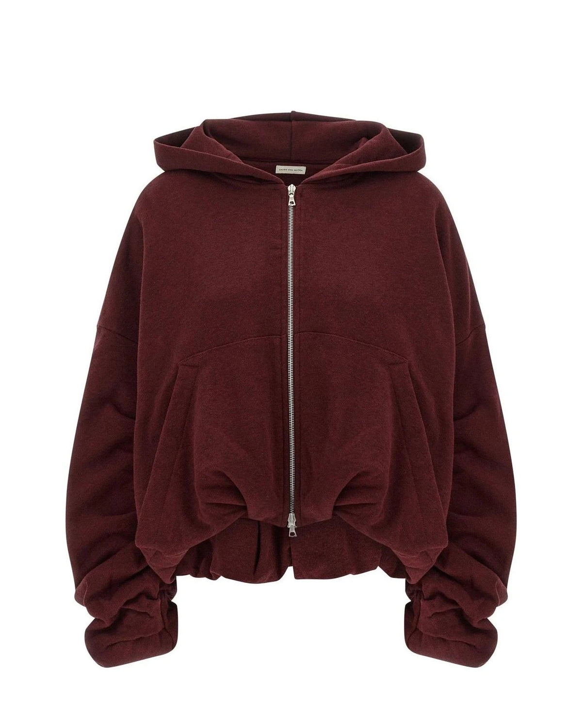 Dries Van Noten Hoodie in red, Cotton