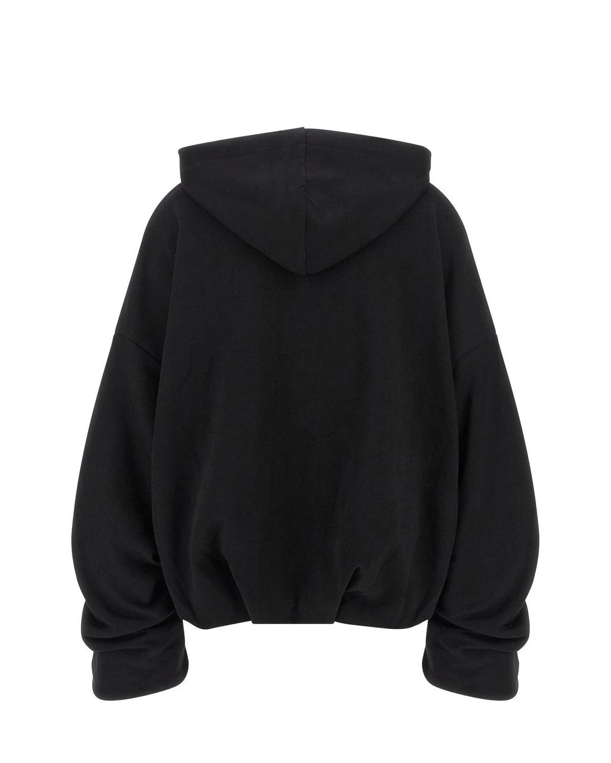 Dries Van Noten Hoodie in black, Cotton — view 2