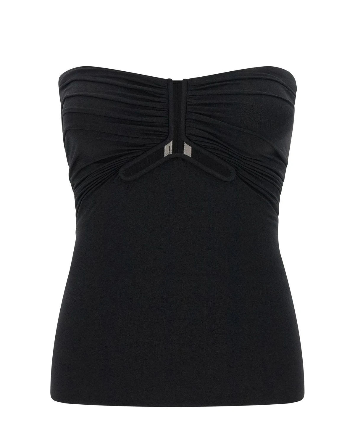 Rick Owens Corset Top in black, Nylon